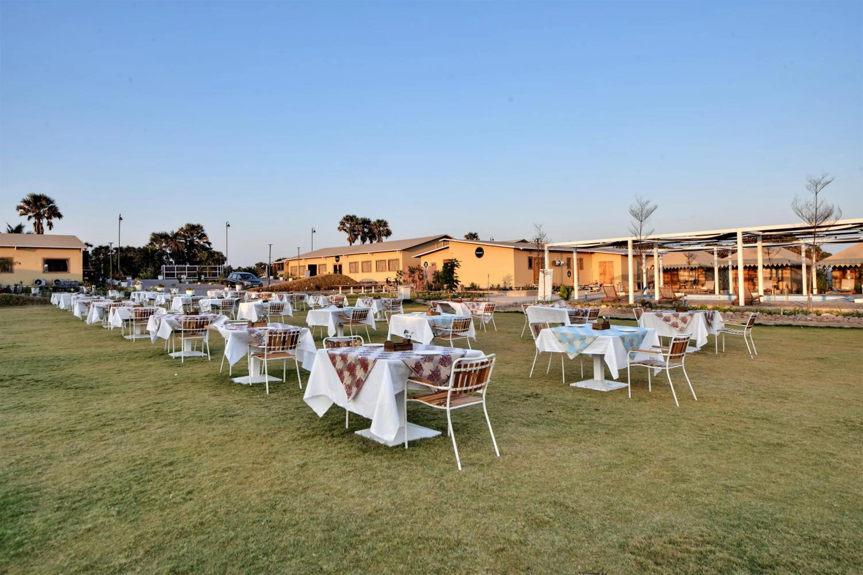 Dining area in The Fern Seaside Luxurious Tent Resort Diu