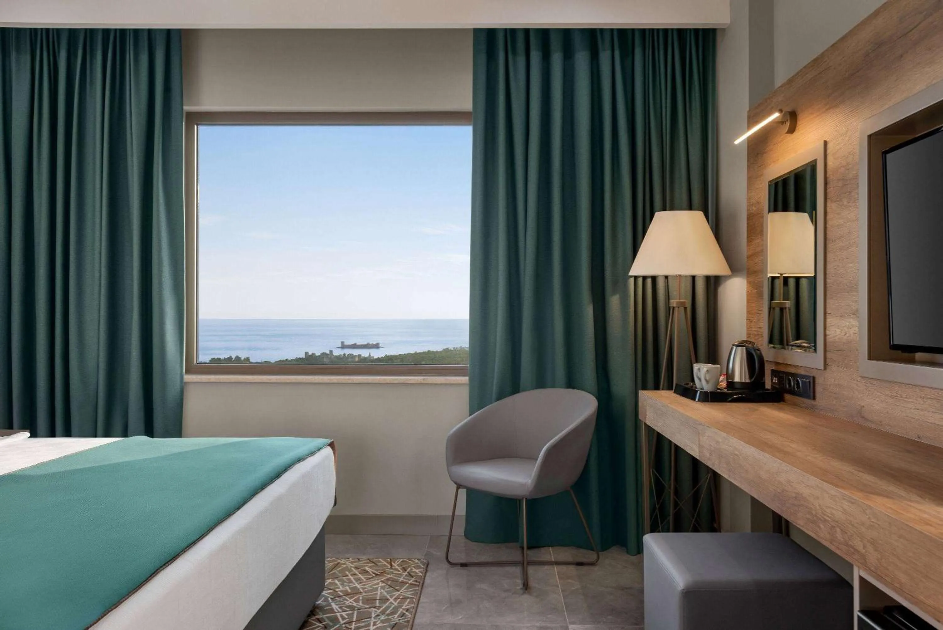 Bed in Ramada Resort By Wyndham Kizkalesi