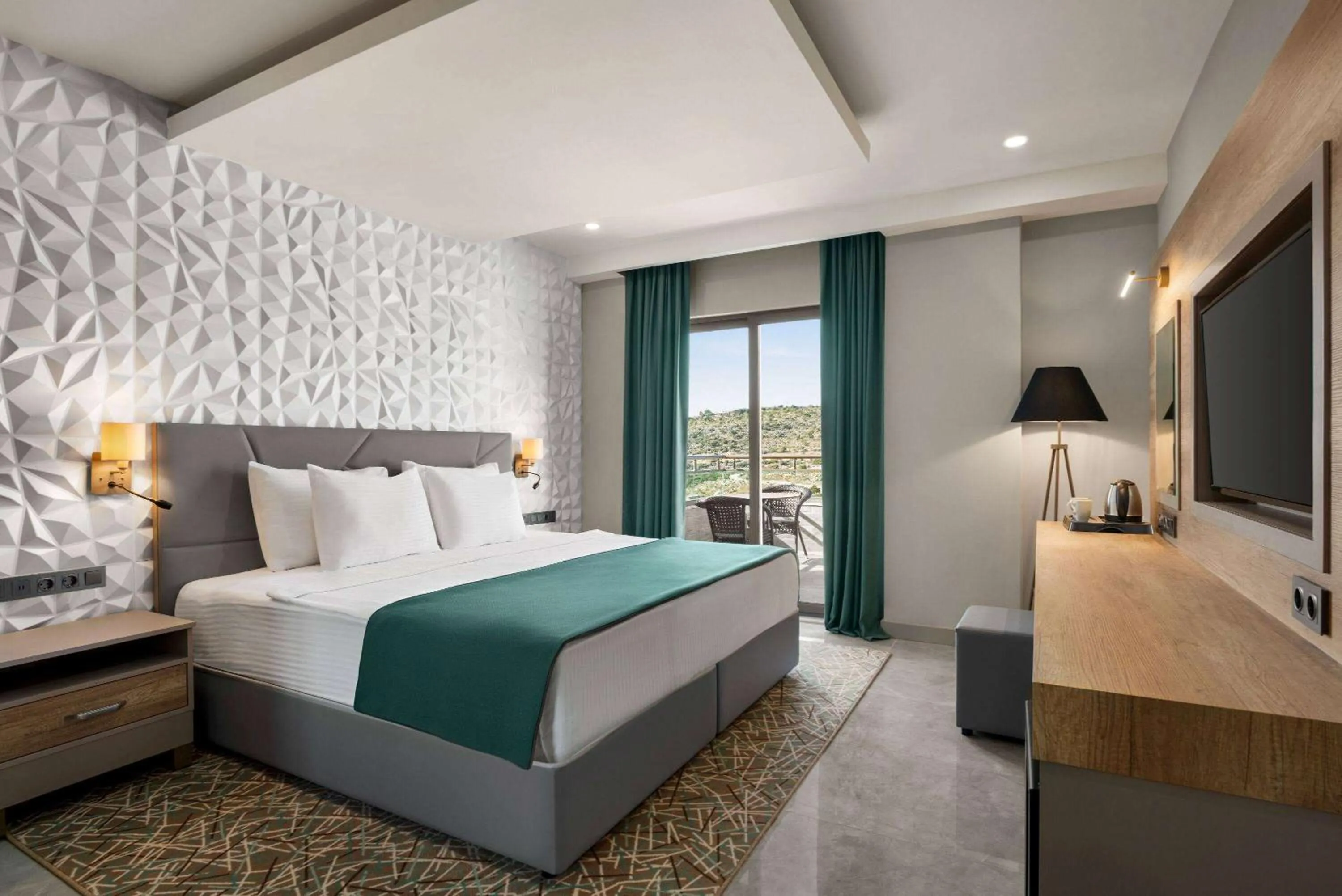 Bed in Ramada Resort By Wyndham Kizkalesi