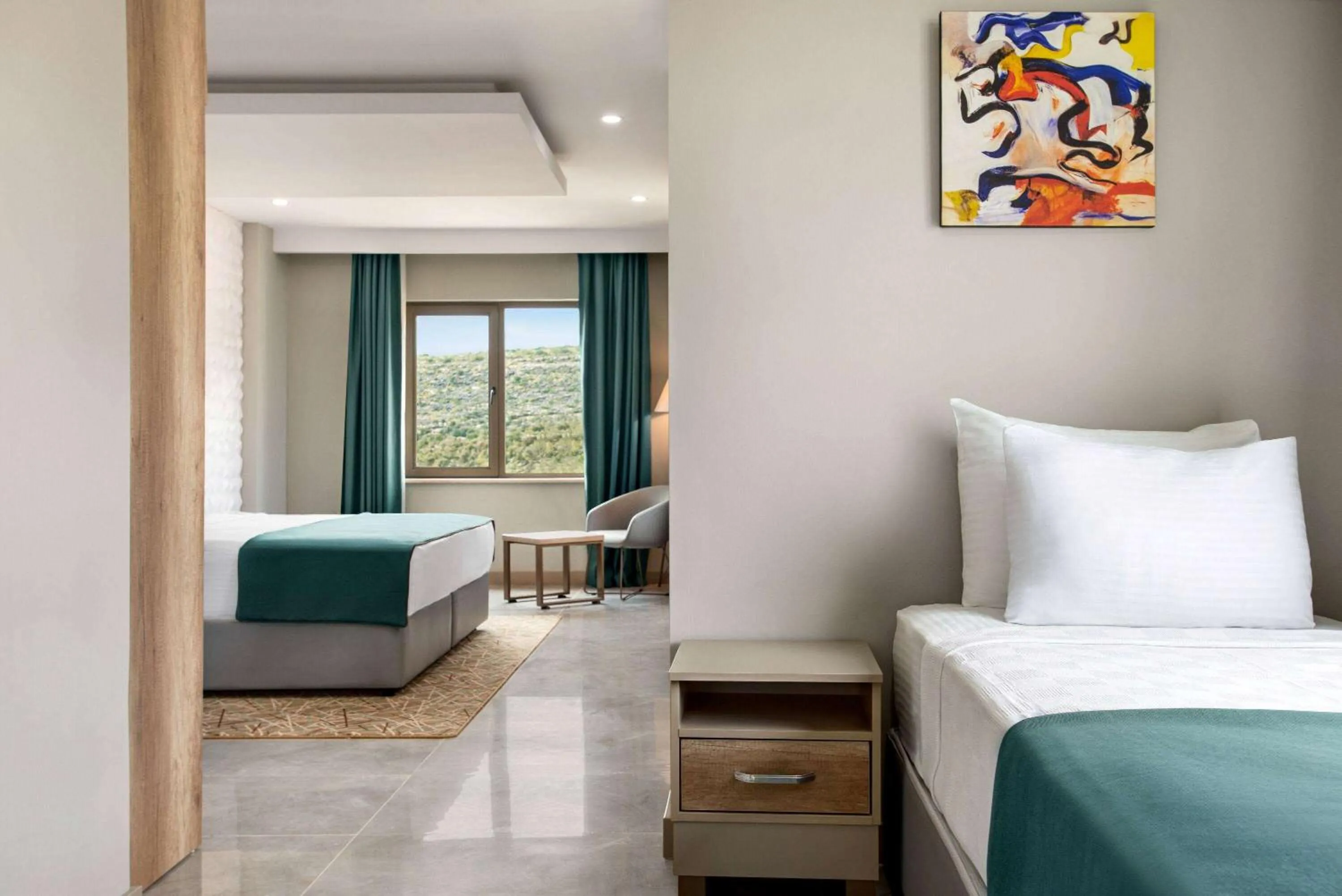 Bed in Ramada Resort By Wyndham Kizkalesi