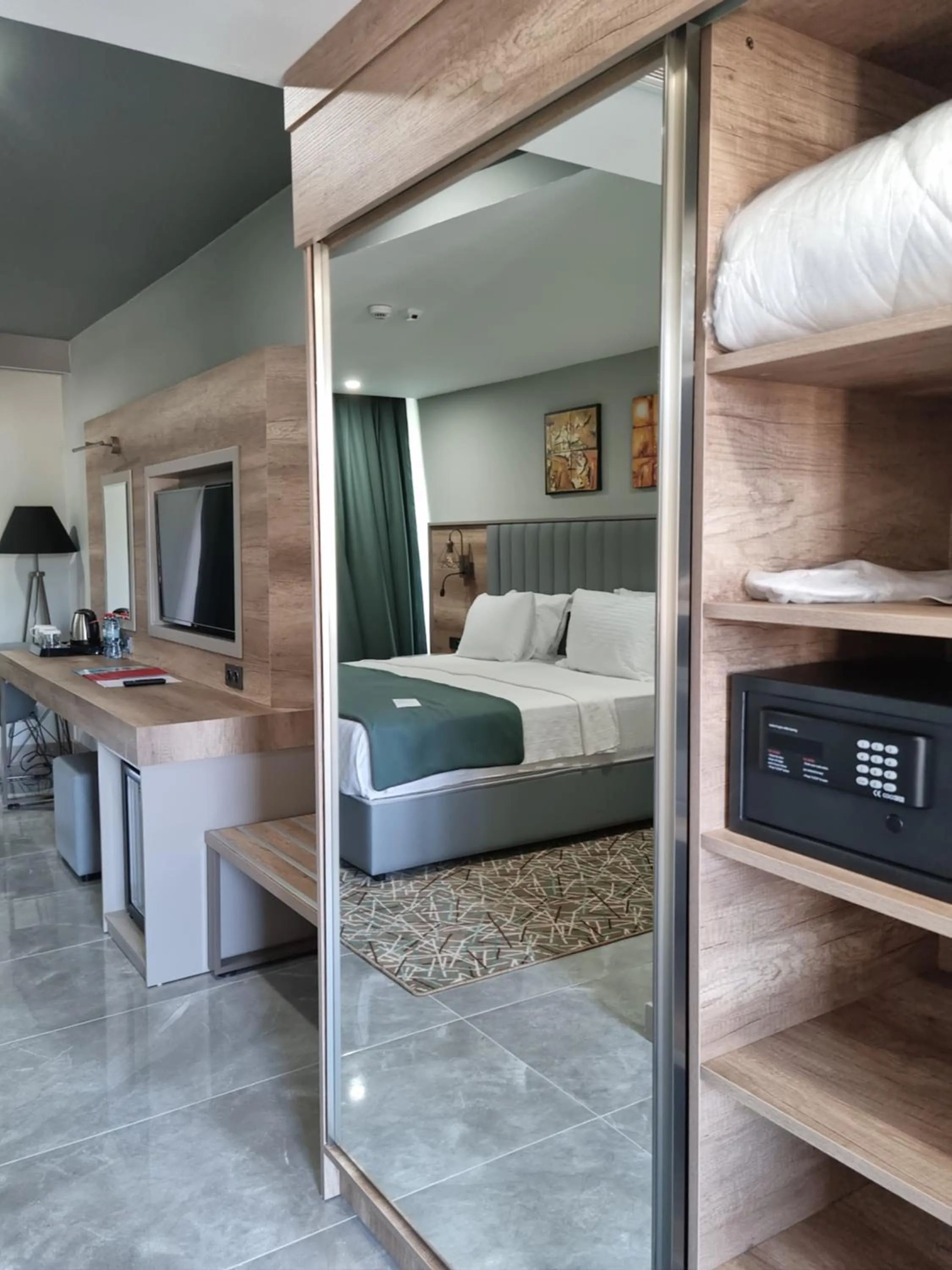 safe, Bed in Ramada Resort By Wyndham Kizkalesi