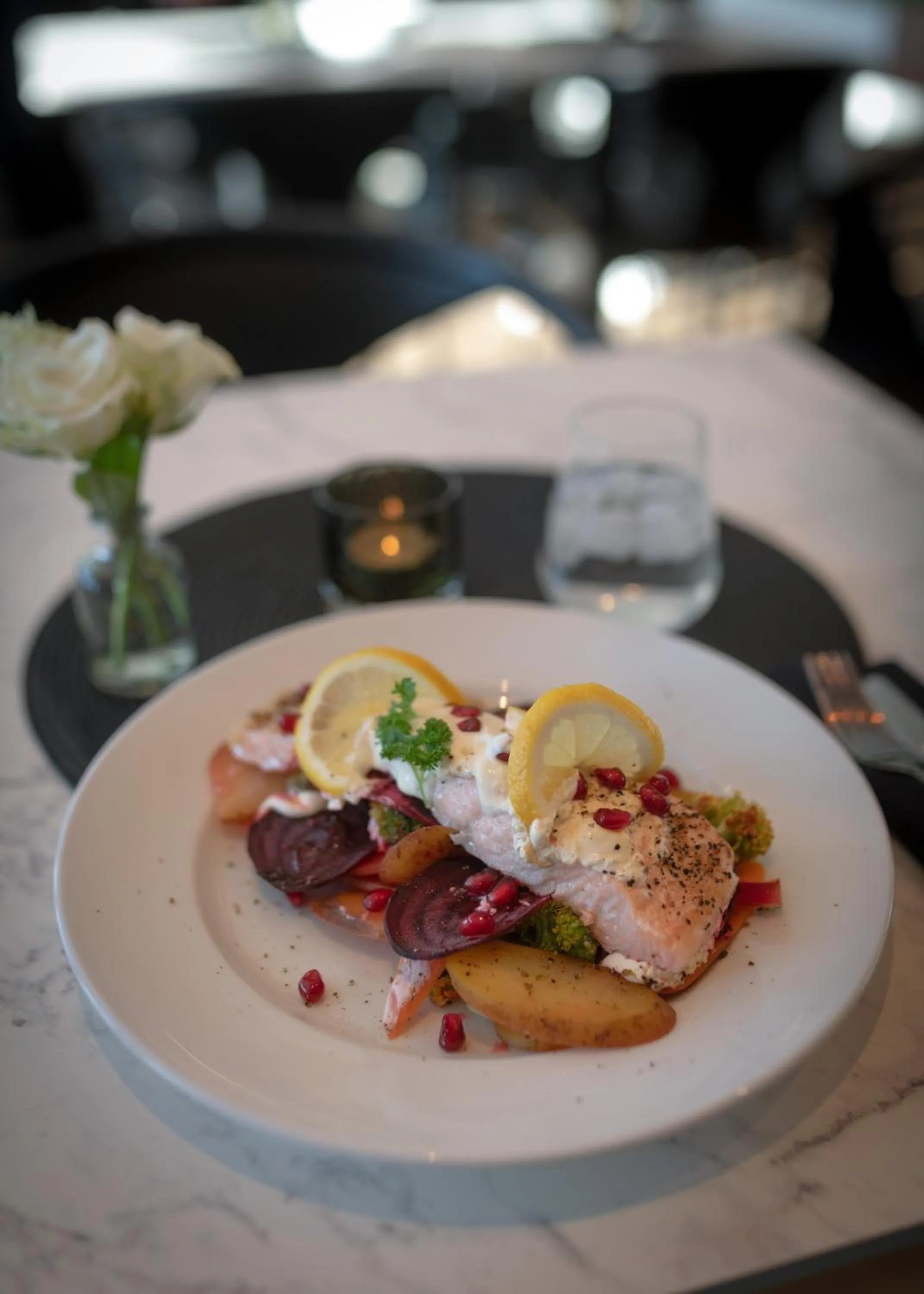 Dining area in Hotell Regine