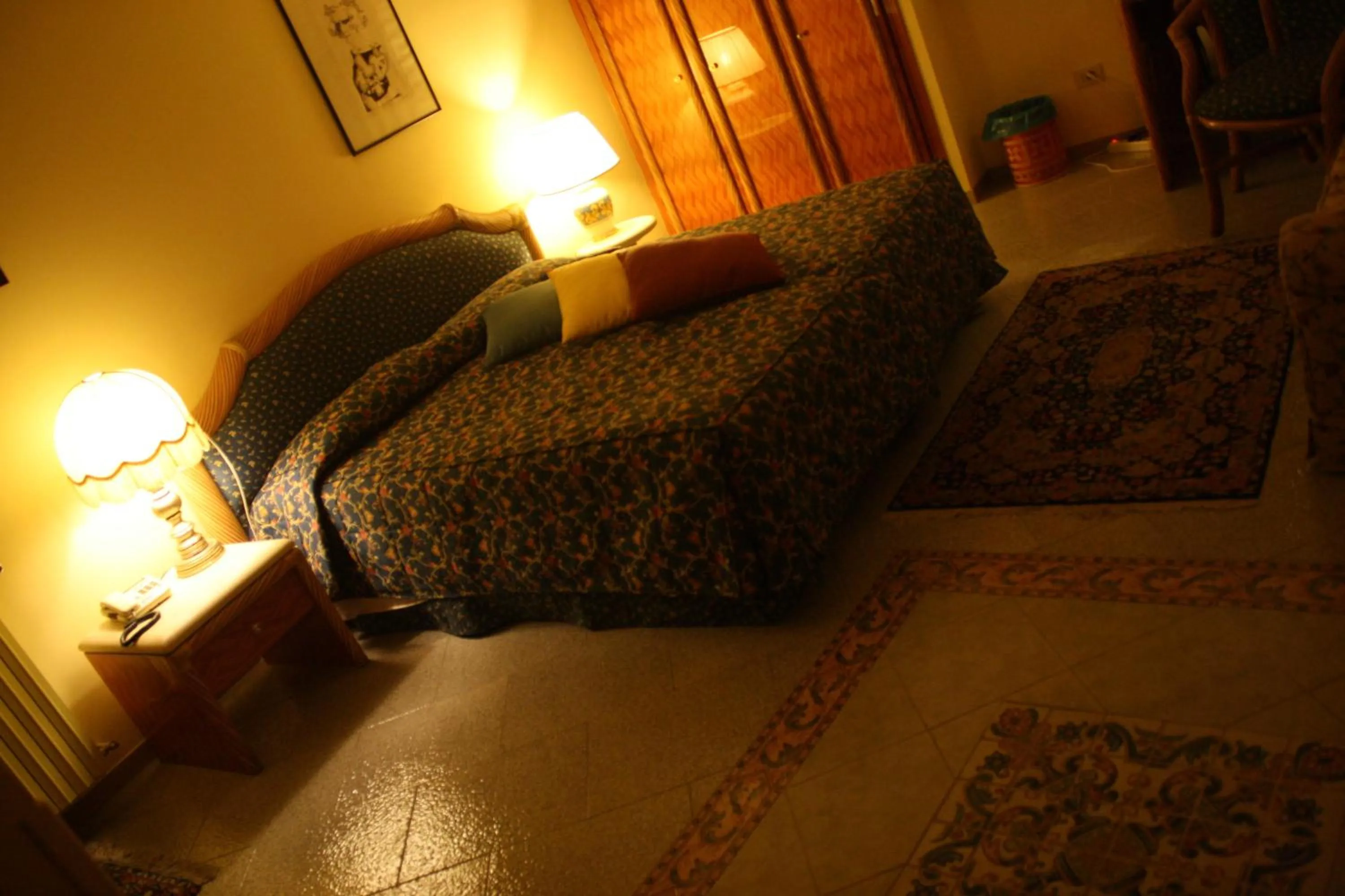 Decorative detail, Bed in Hotel Elimo