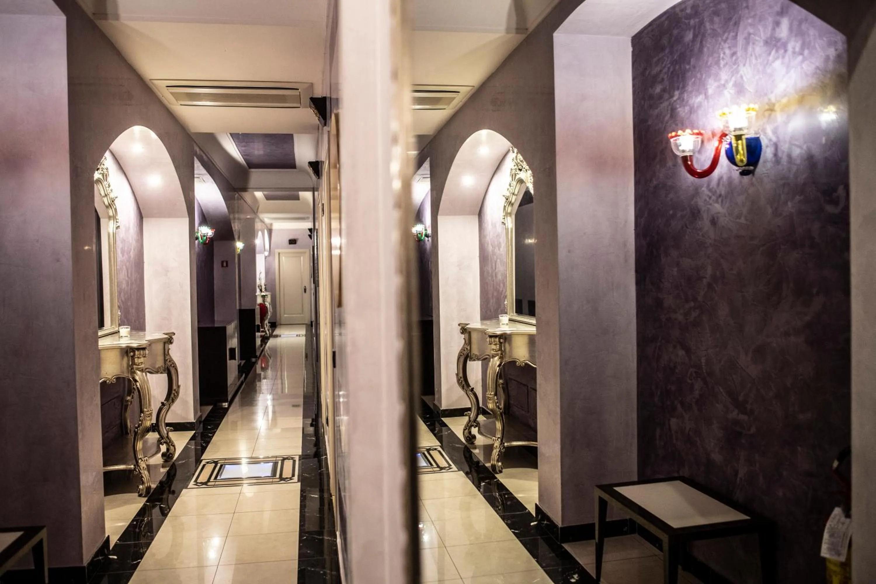 Decorative detail in Hotel Garibaldi