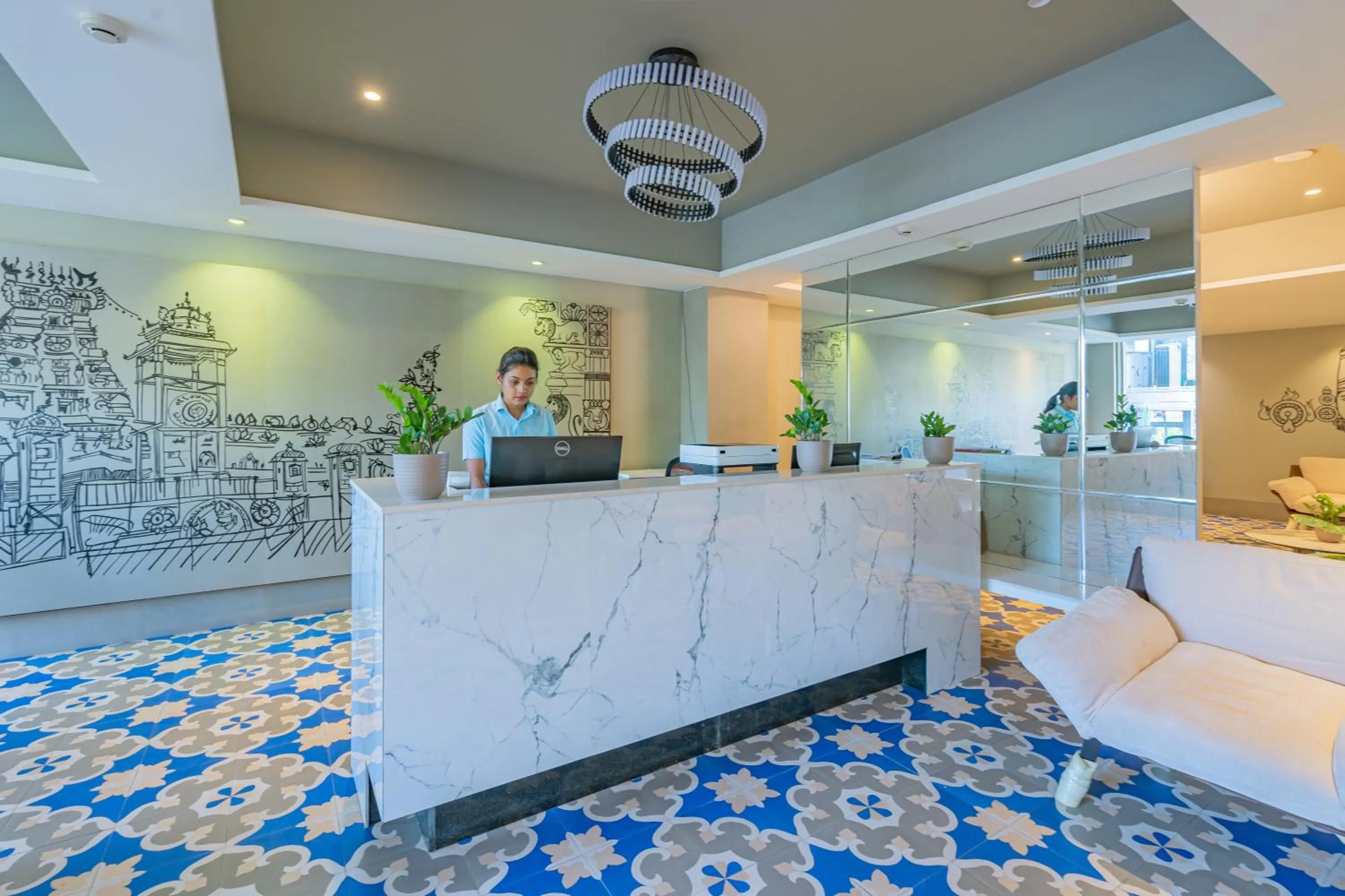 Lobby or reception in REPUBLIC INN