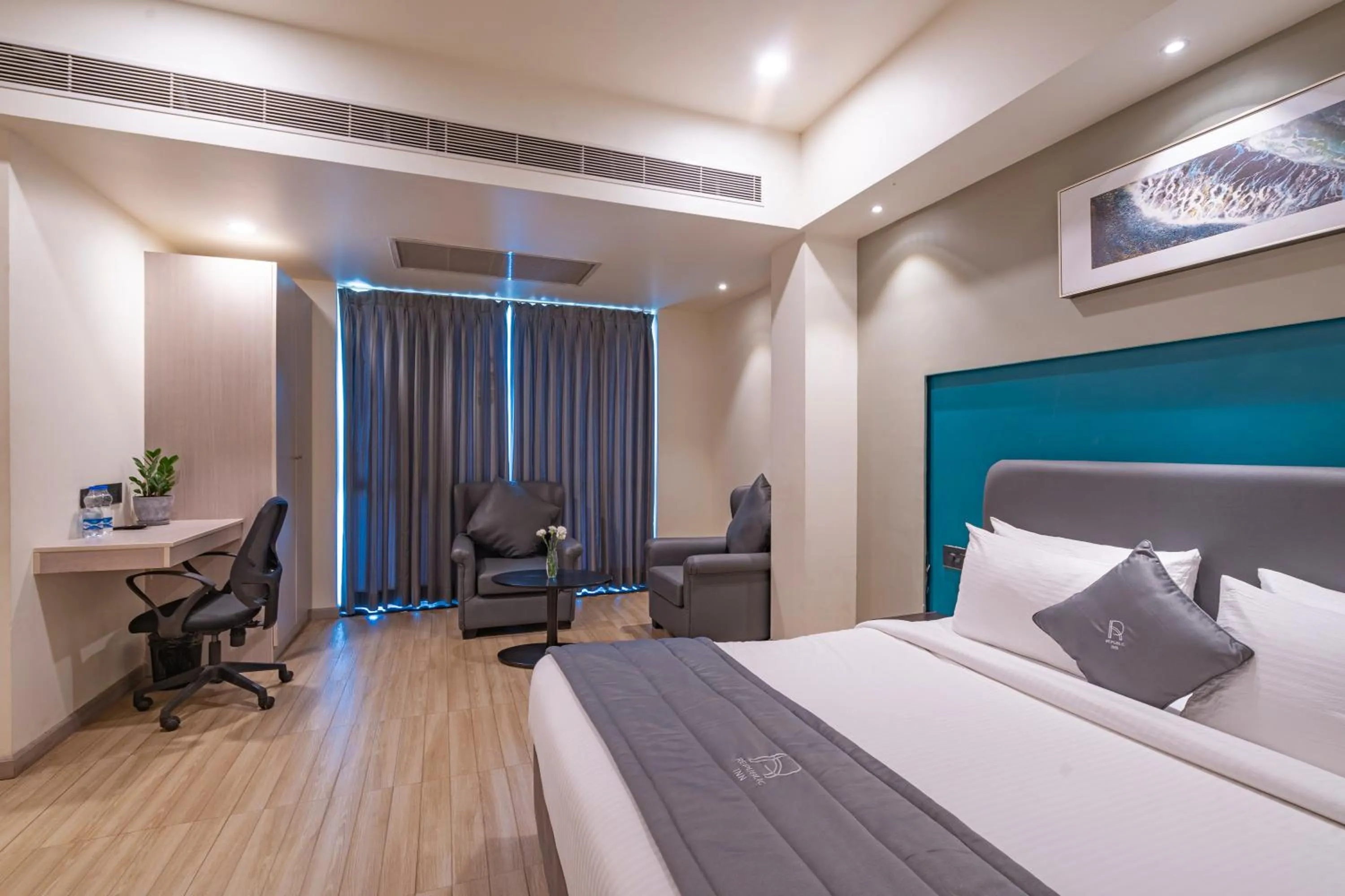 Photo of the whole room, Bed in REPUBLIC INN