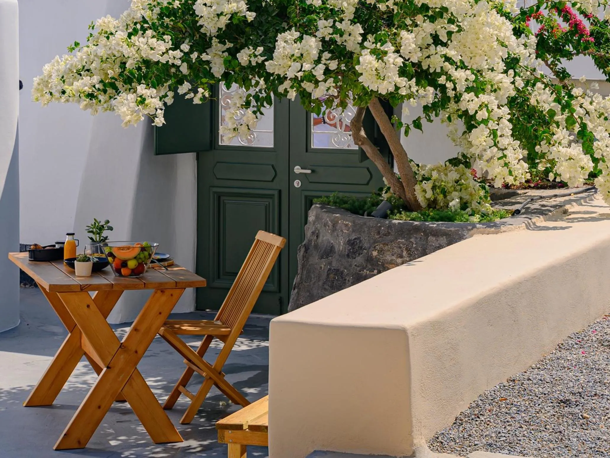 Patio in Elements Cave Suites