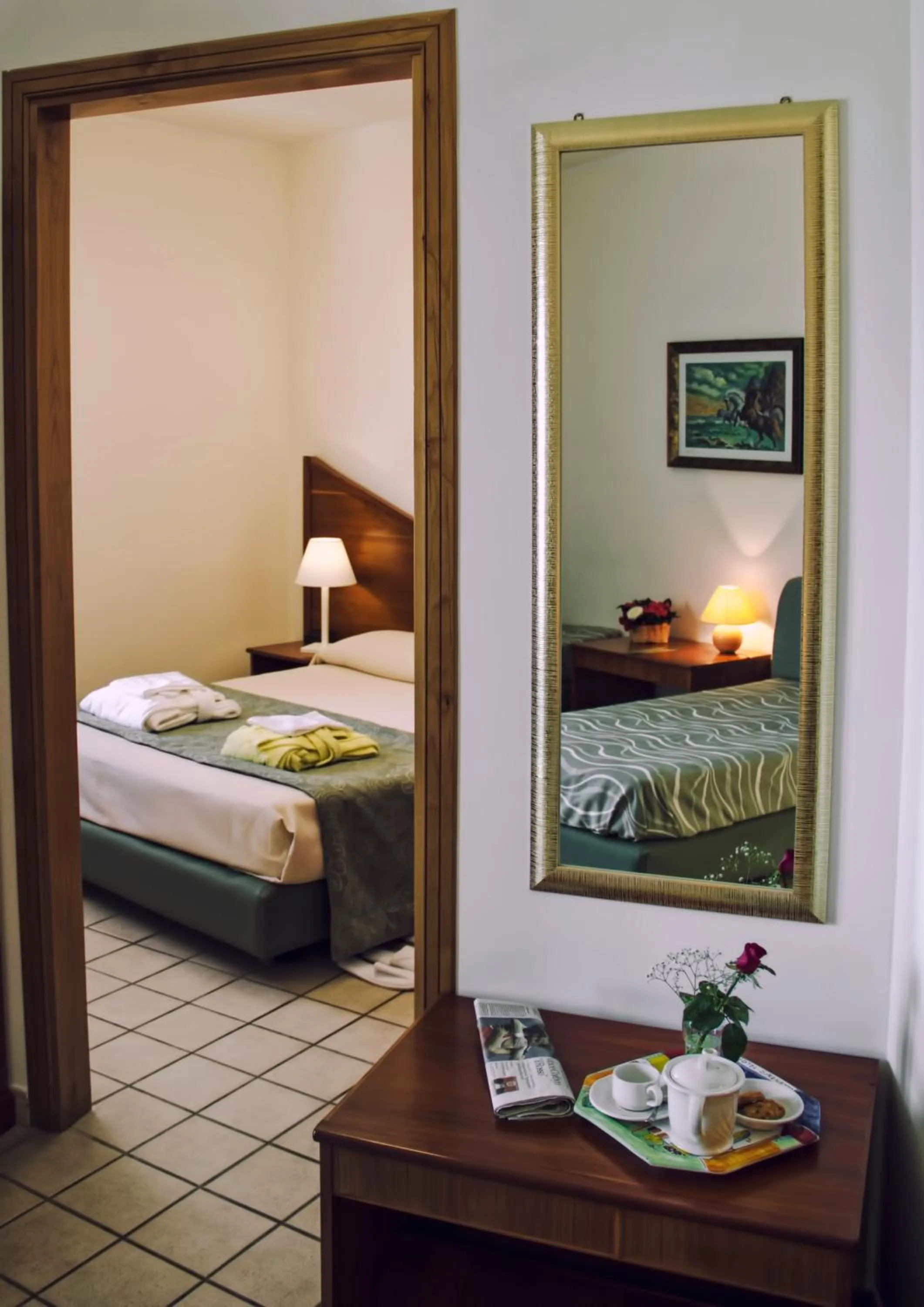 Decorative detail, Bed in Hotel Sirenetta
