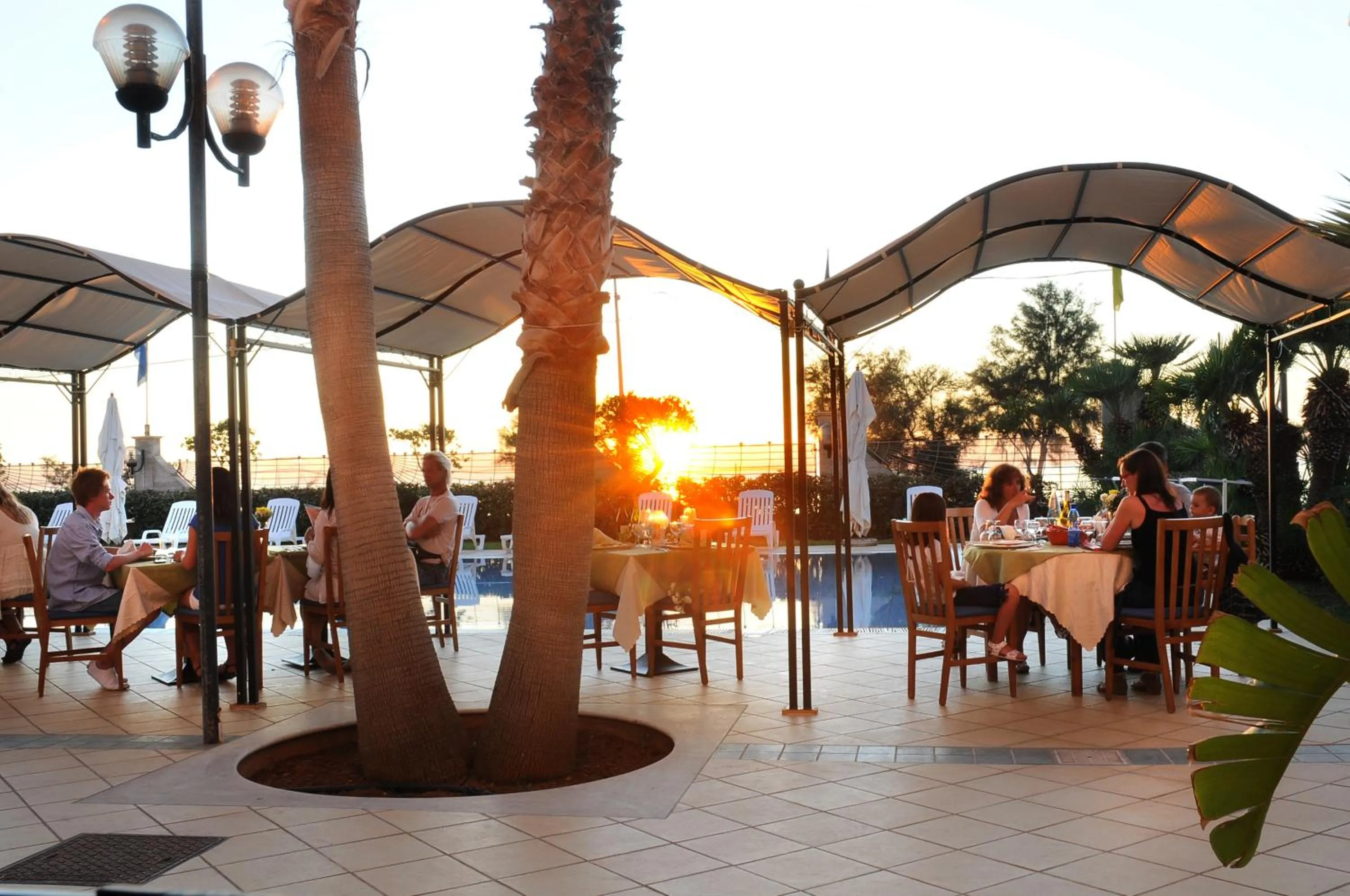 Sunset in Hotel Sirenetta