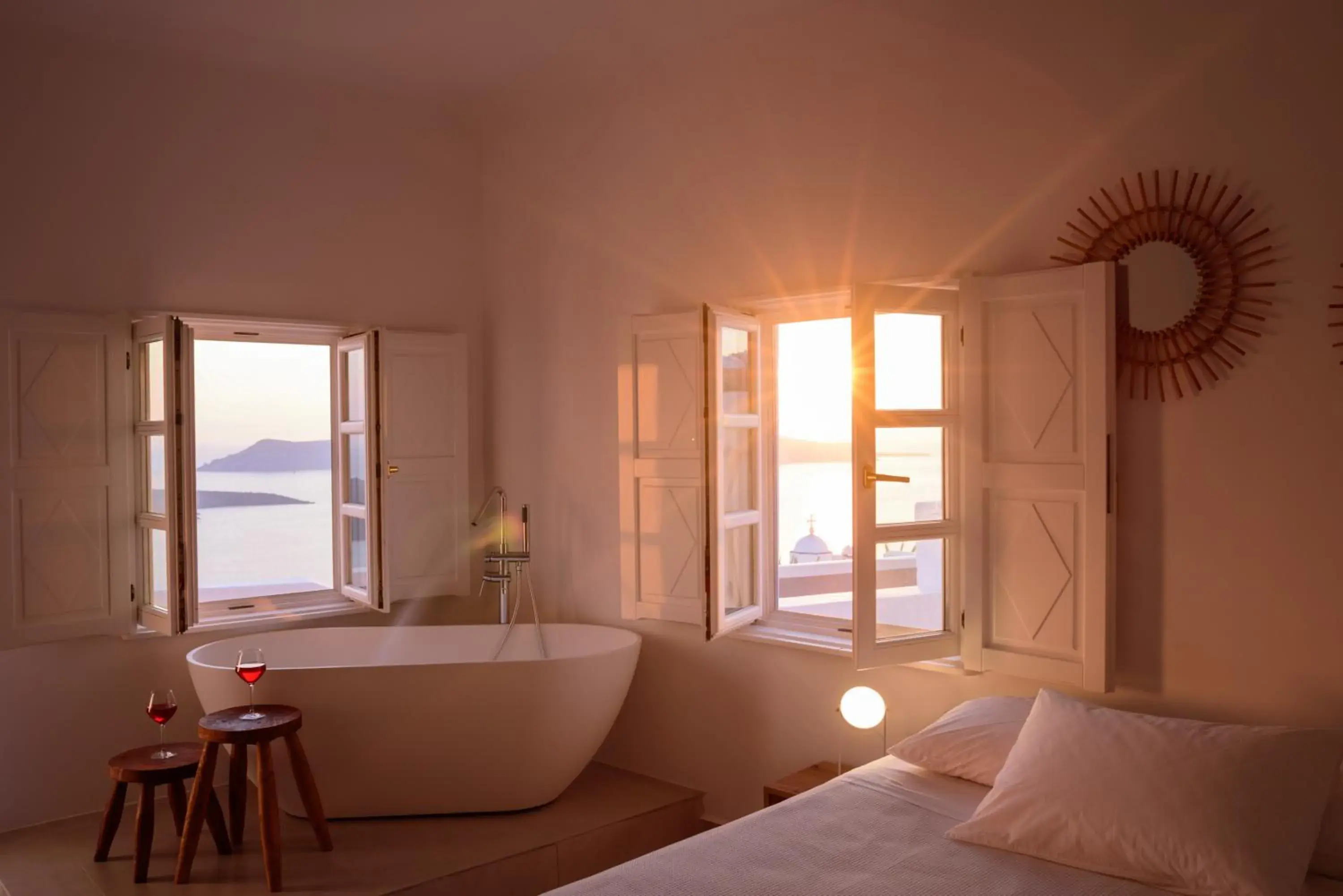 Deluxe Suite with Caldera View in Anemos Family Suites Deluxe Suite with Caldera View in Anemos Family Suites
