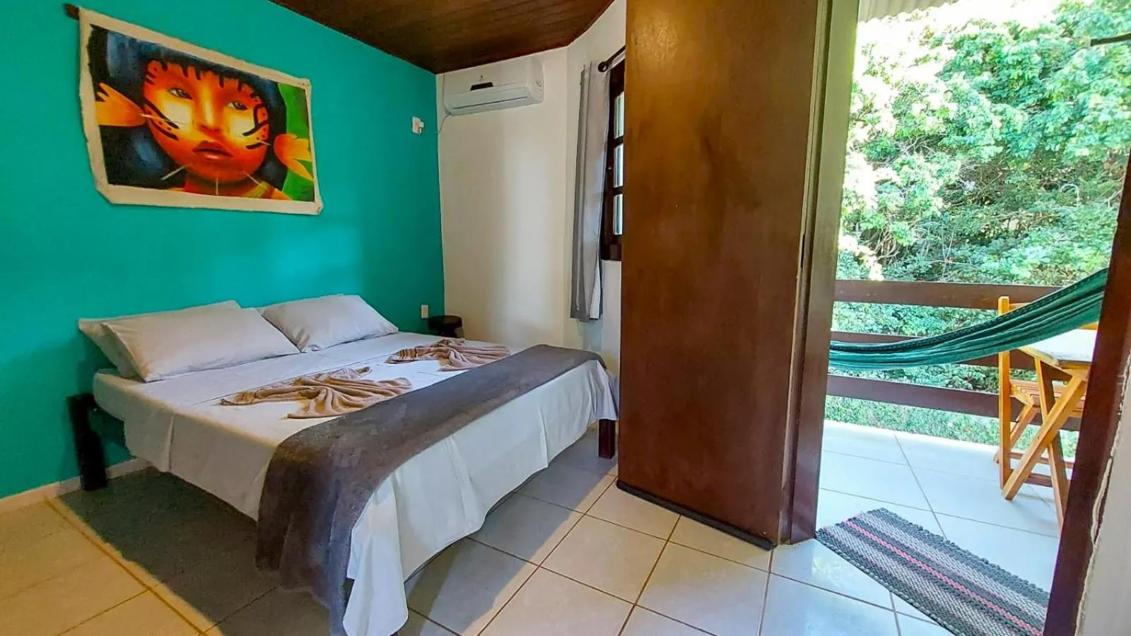 Bed in Pousada Toa Toa Em Pipa