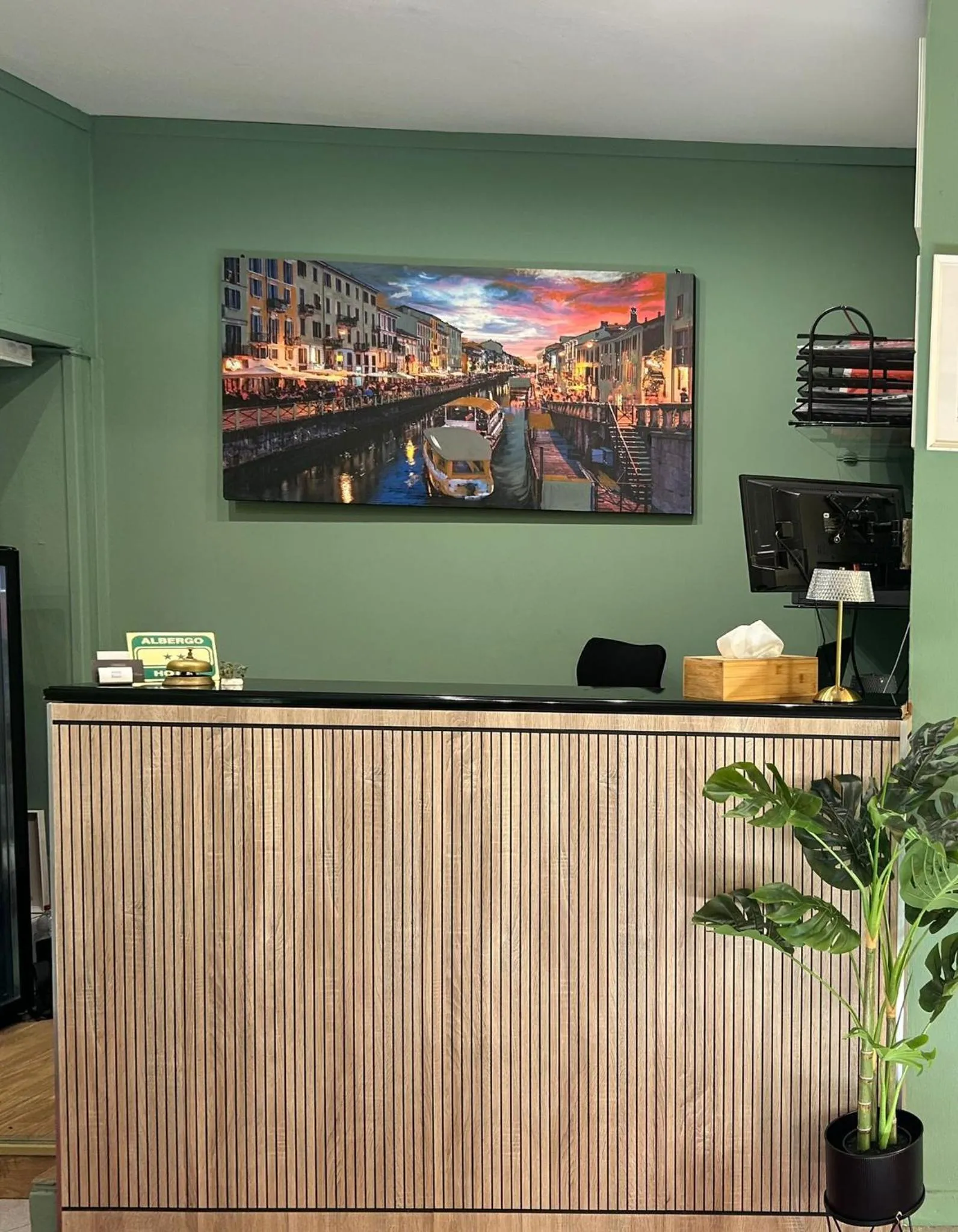 Lobby or reception in Hotel Aurelia Milano Centrale