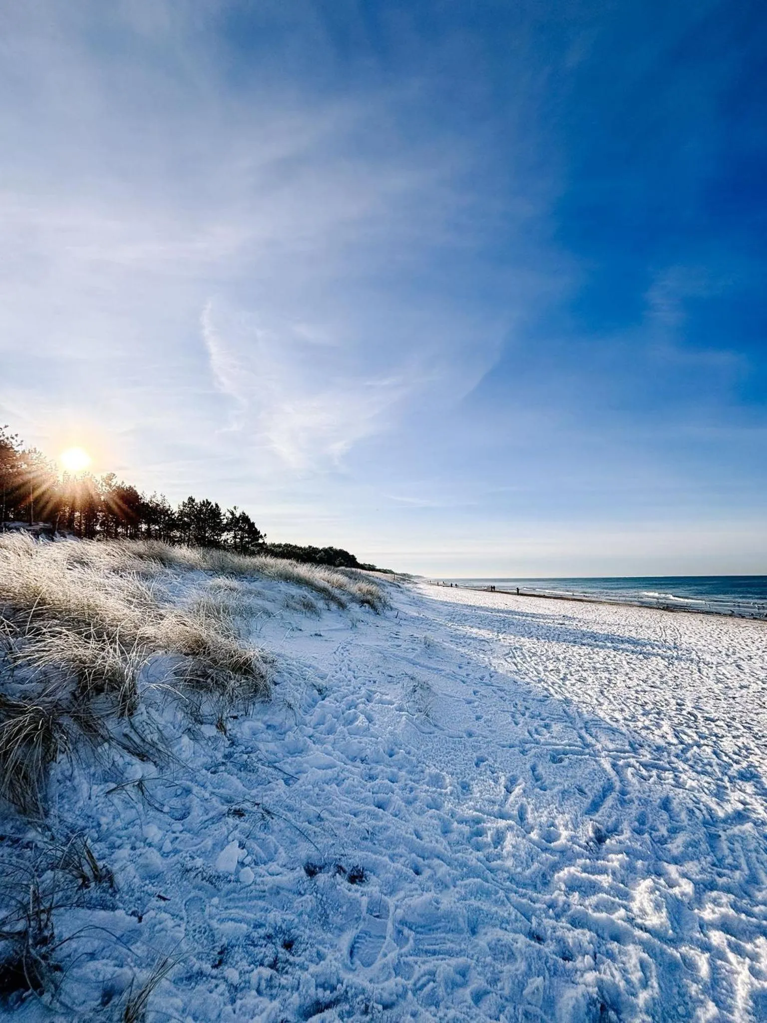 Beach in Interferie Dąbki SU Argentyt