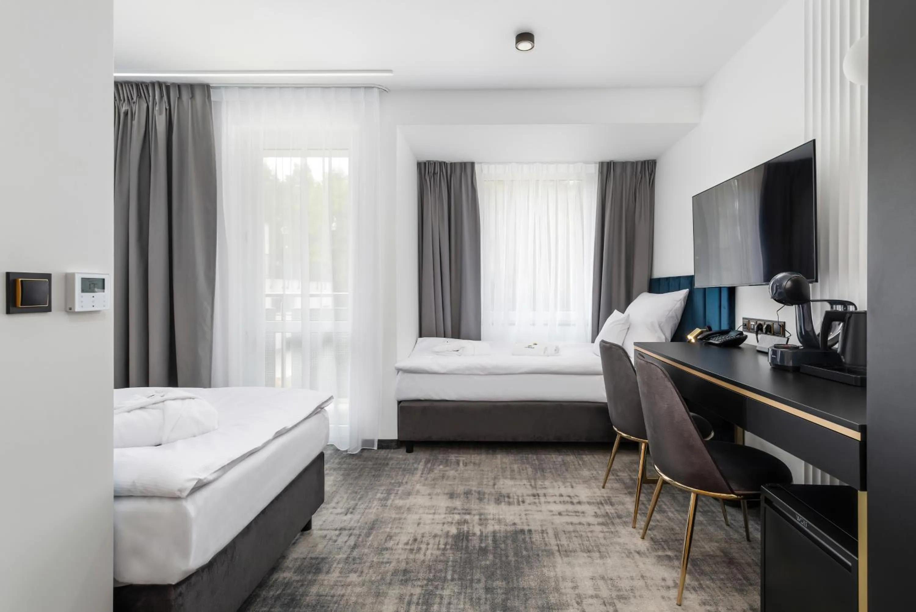 Photo of the whole room, Bed in Interferie Dąbki SU Argentyt