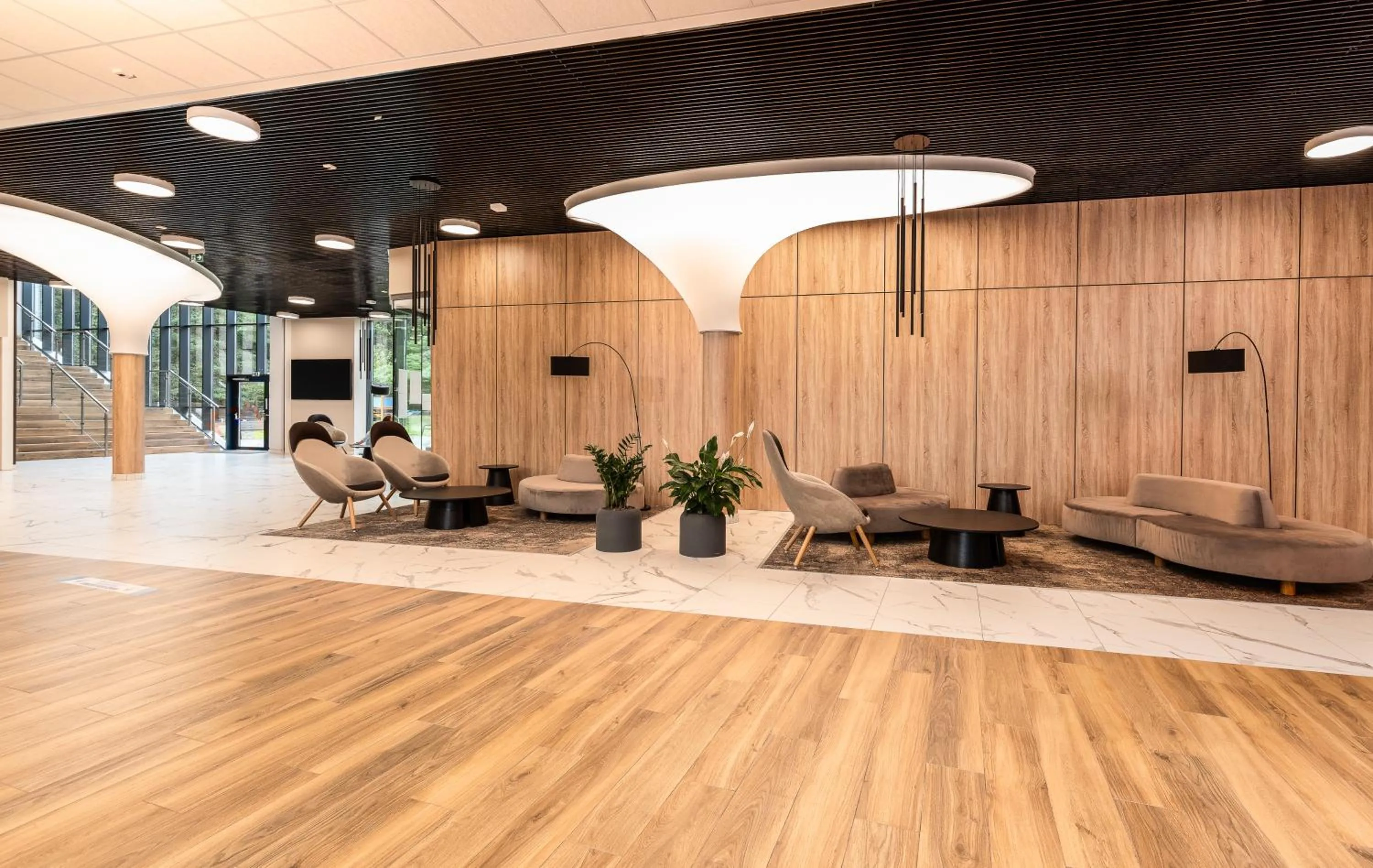 Lobby or reception in Interferie Dąbki SU Argentyt