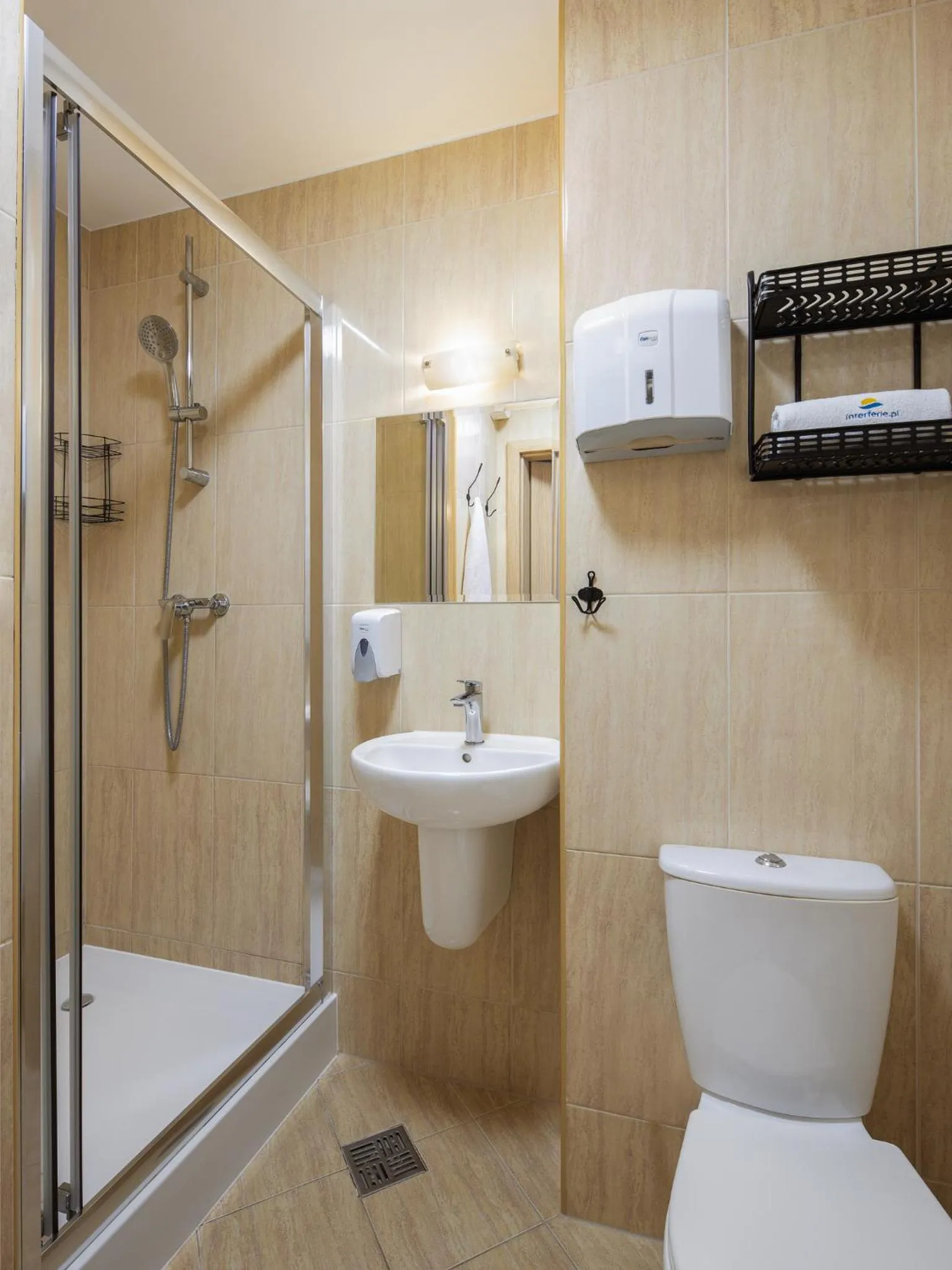 Bathroom in Interferie Dąbki SU Argentyt