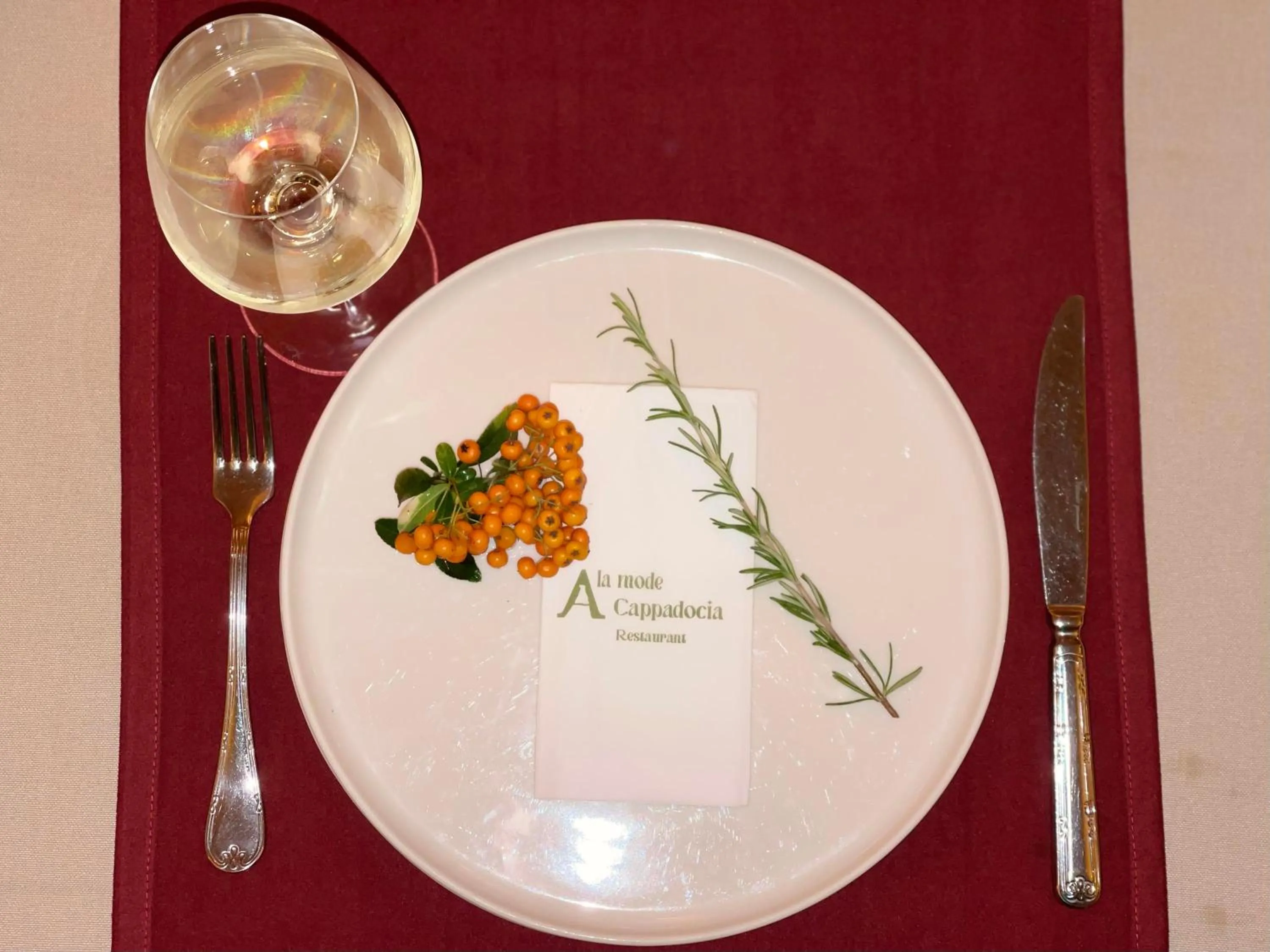 Food and drinks in A La Mode Cappadocia