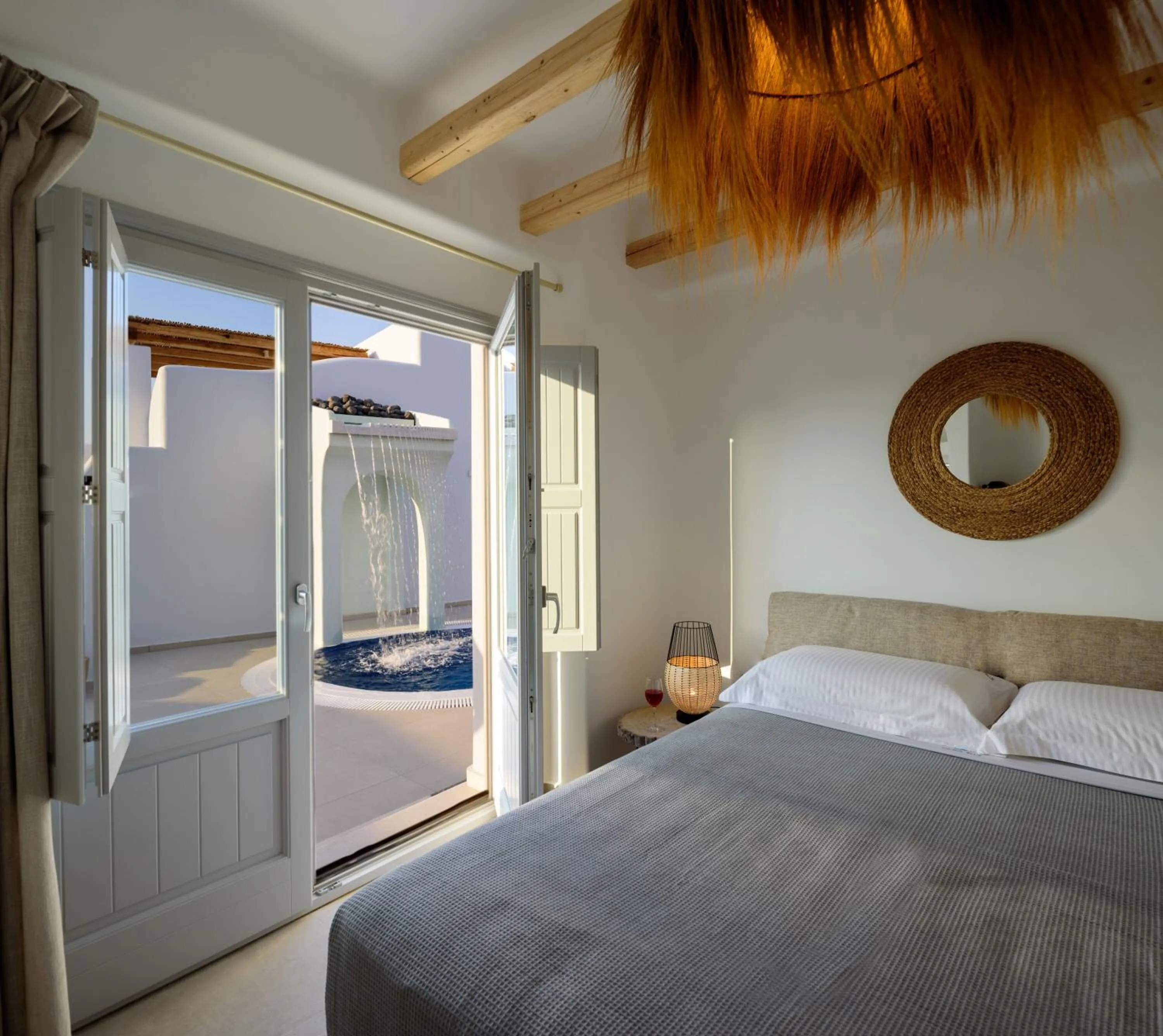 Bed in Acro Blue Luxury Villas