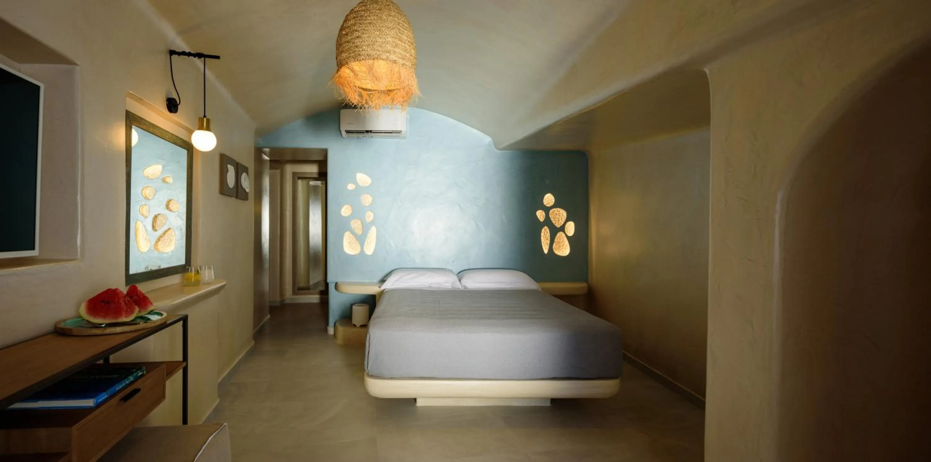 Bed in Acro Blue Luxury Villas