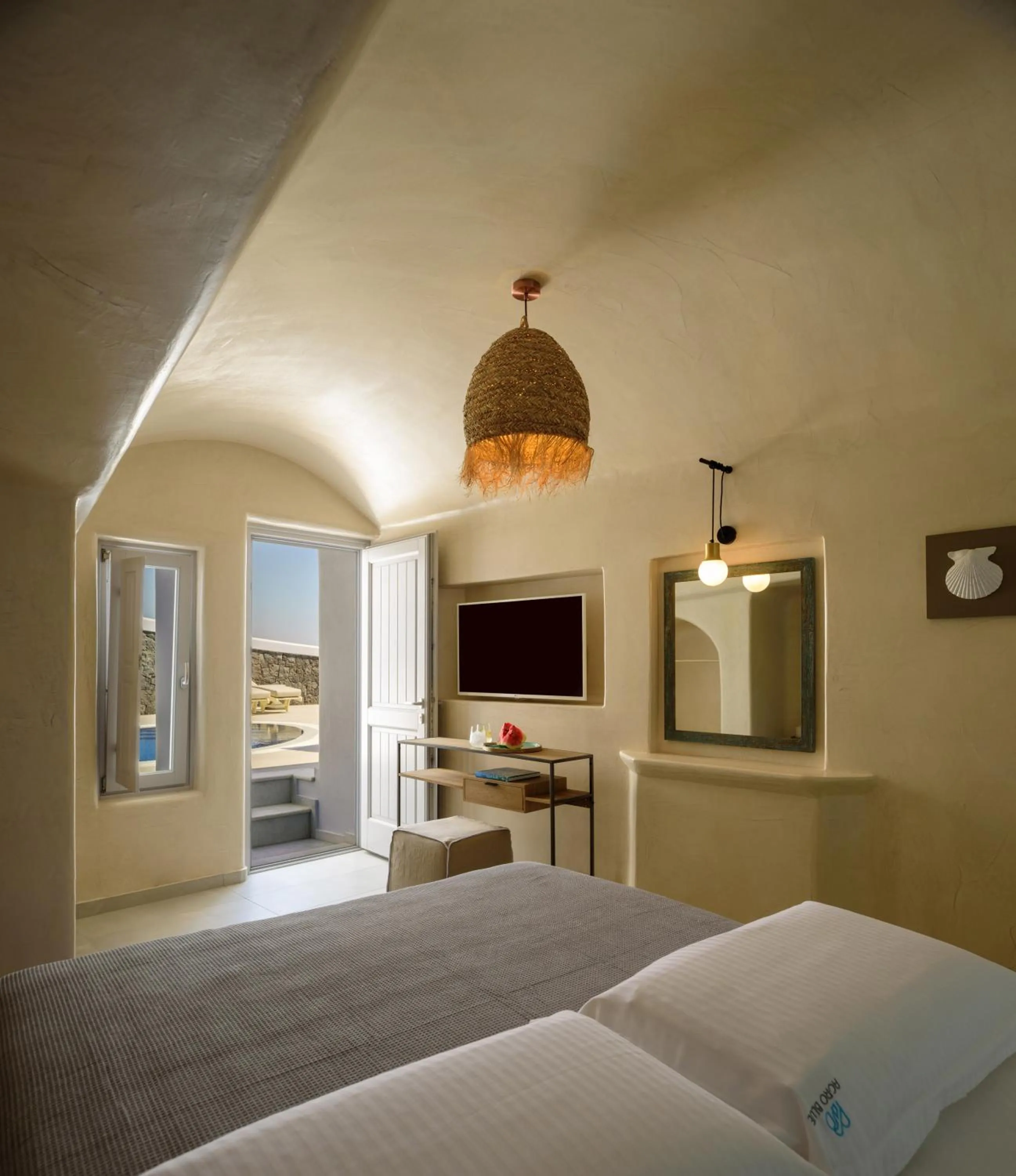 Bed in Acro Blue Luxury Villas