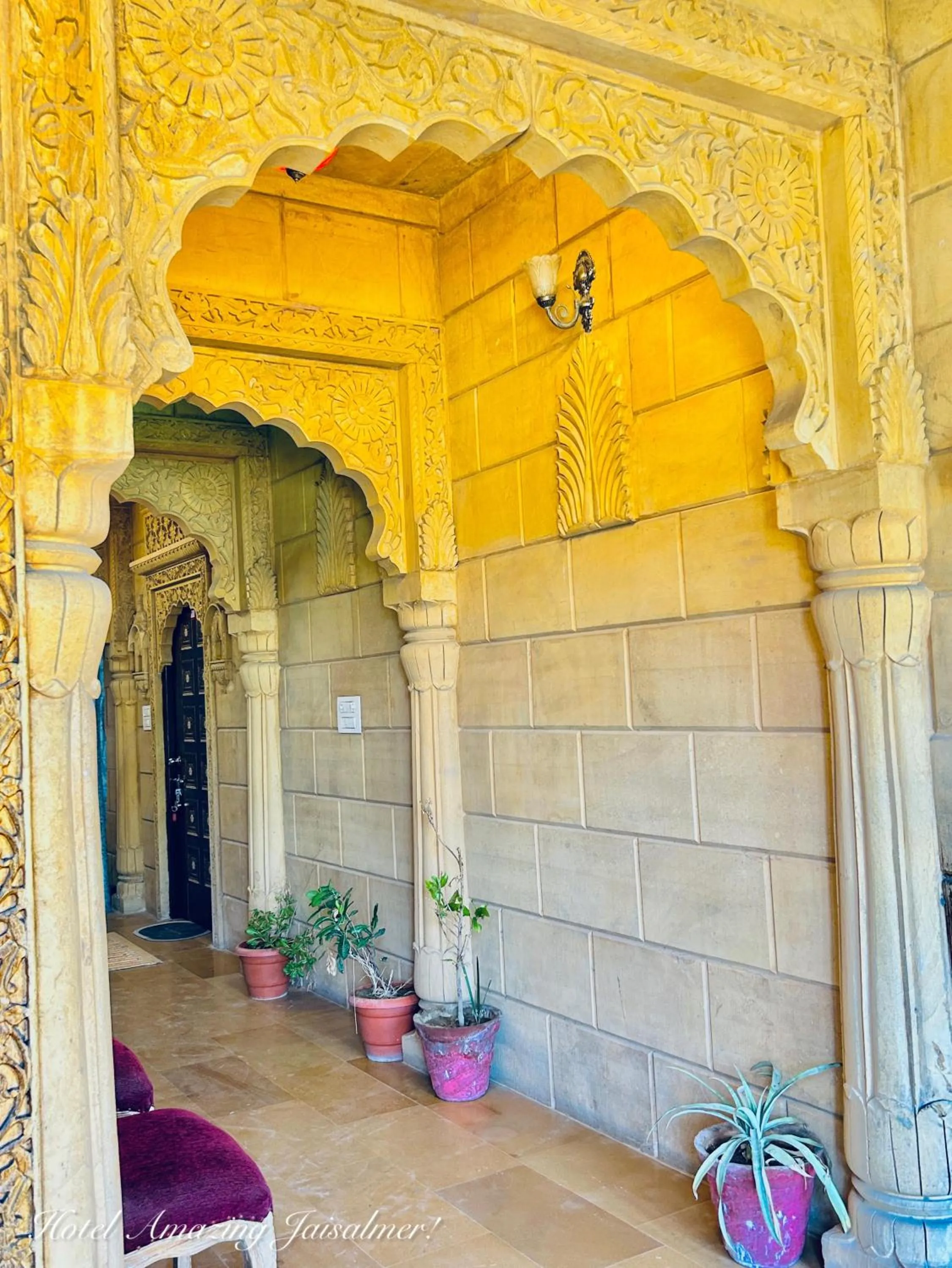 Patio in Hotel Amazing Jaisalmer