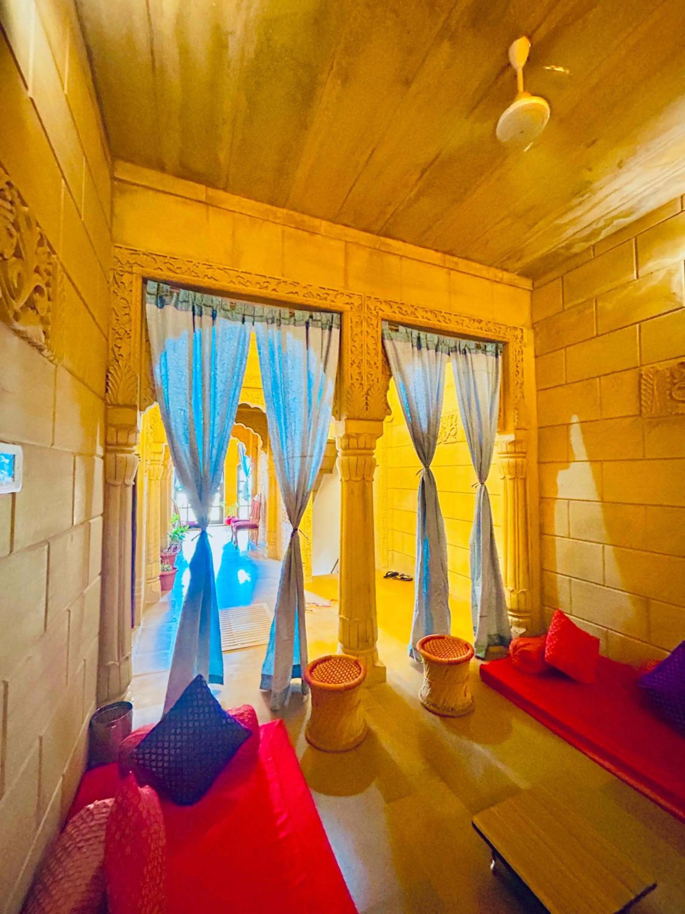 Seating area in Hotel Amazing Jaisalmer