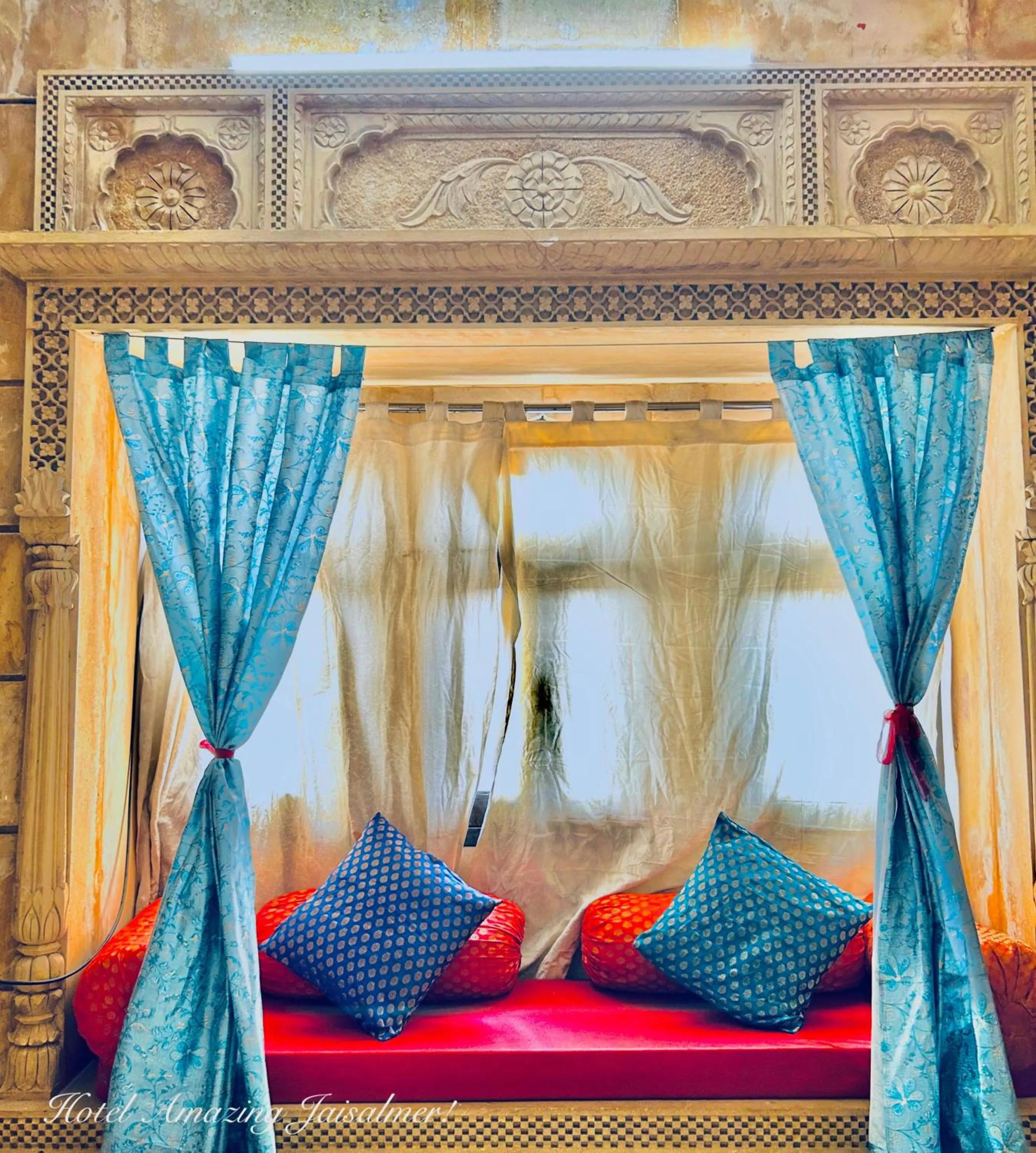 Bed in Hotel Amazing Jaisalmer
