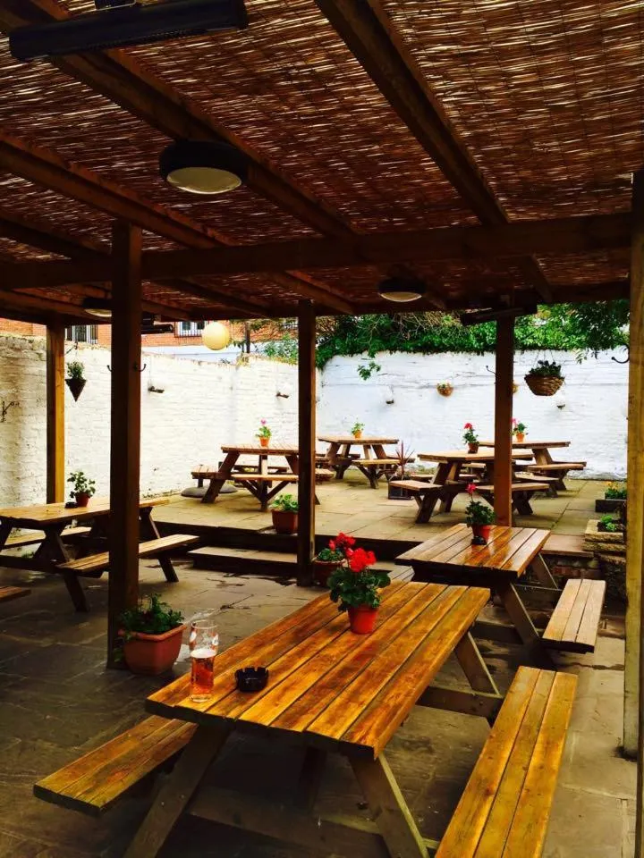 Patio in The Swan Inn Pub