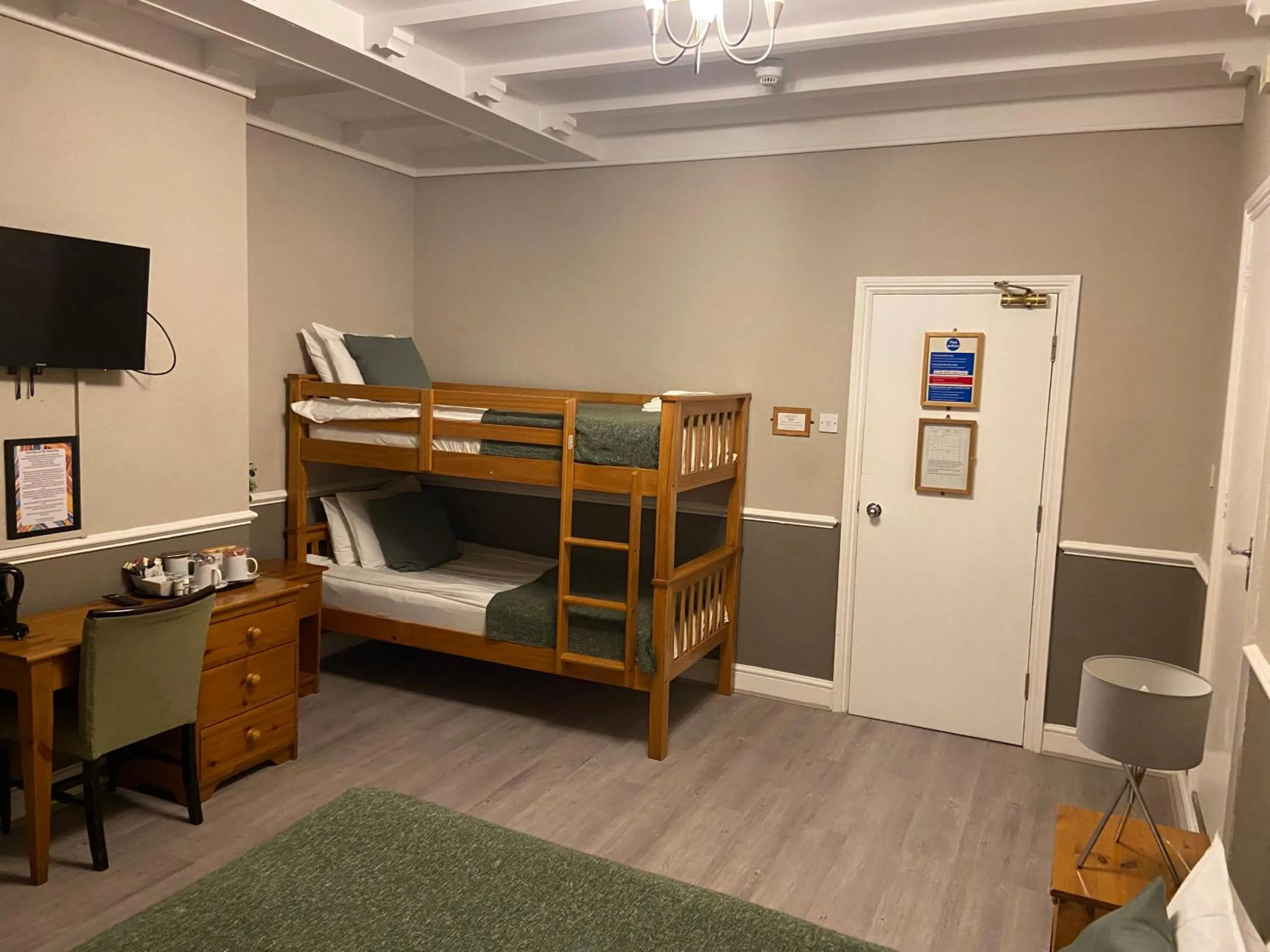 Bed in The Swan Inn Pub