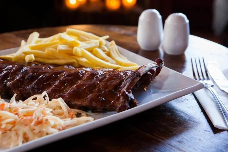 Food close-up in The Swan Inn Pub