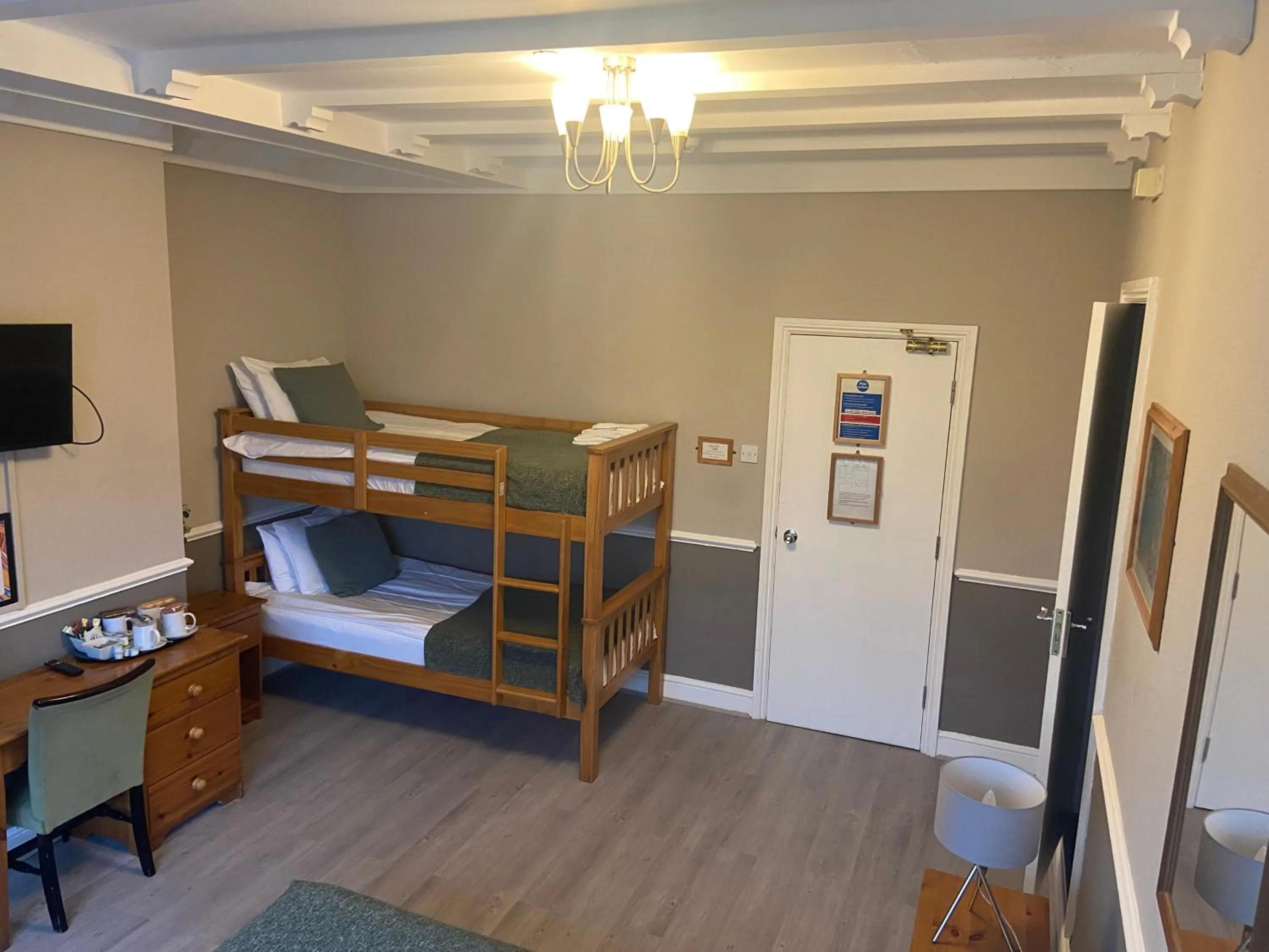 Bed in The Swan Inn Pub