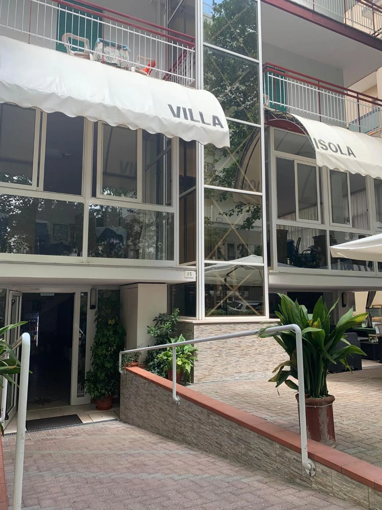 Property building in Hotel Villa Isola