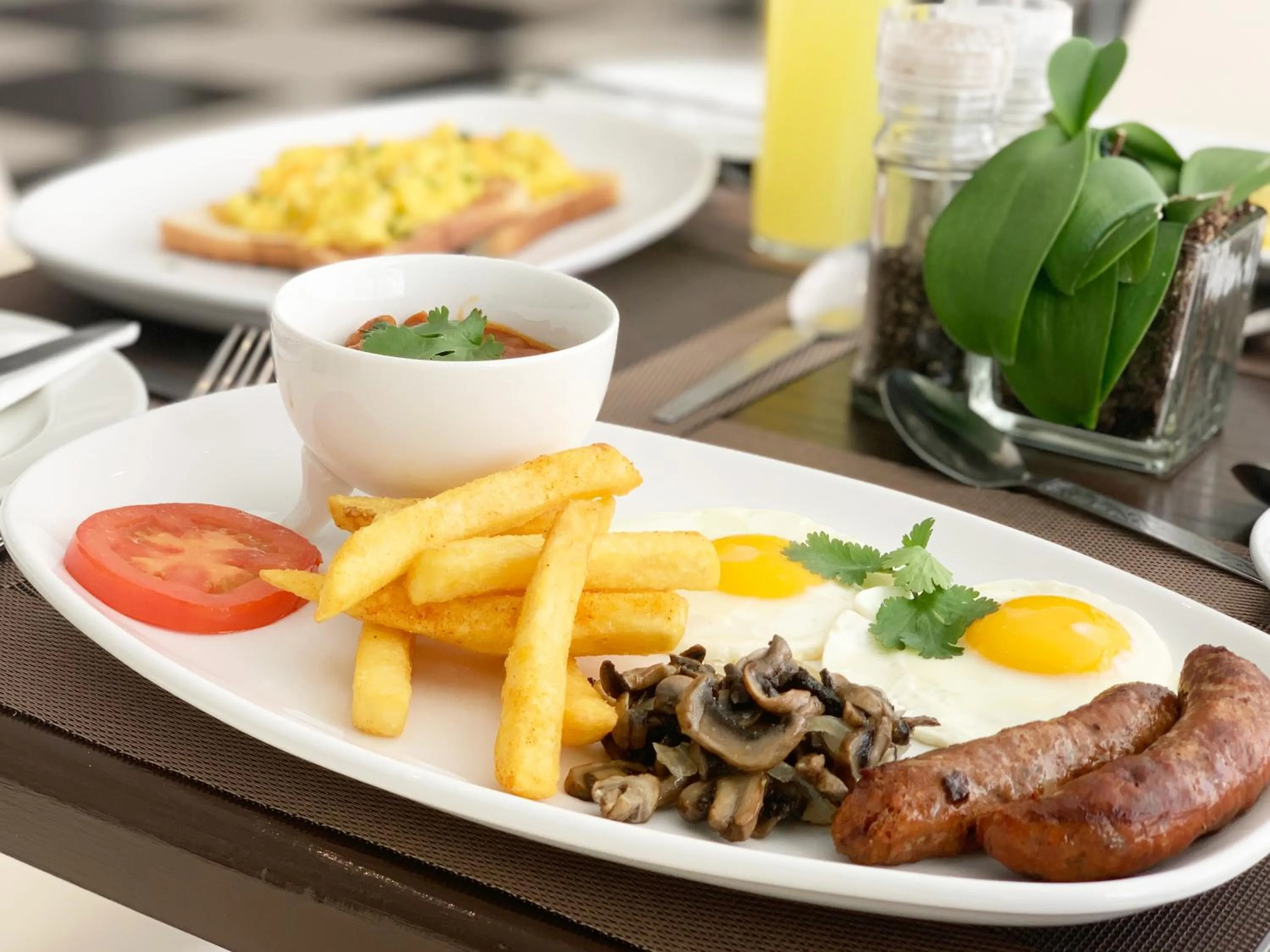 Breakfast in Pavilion Hotel Durban