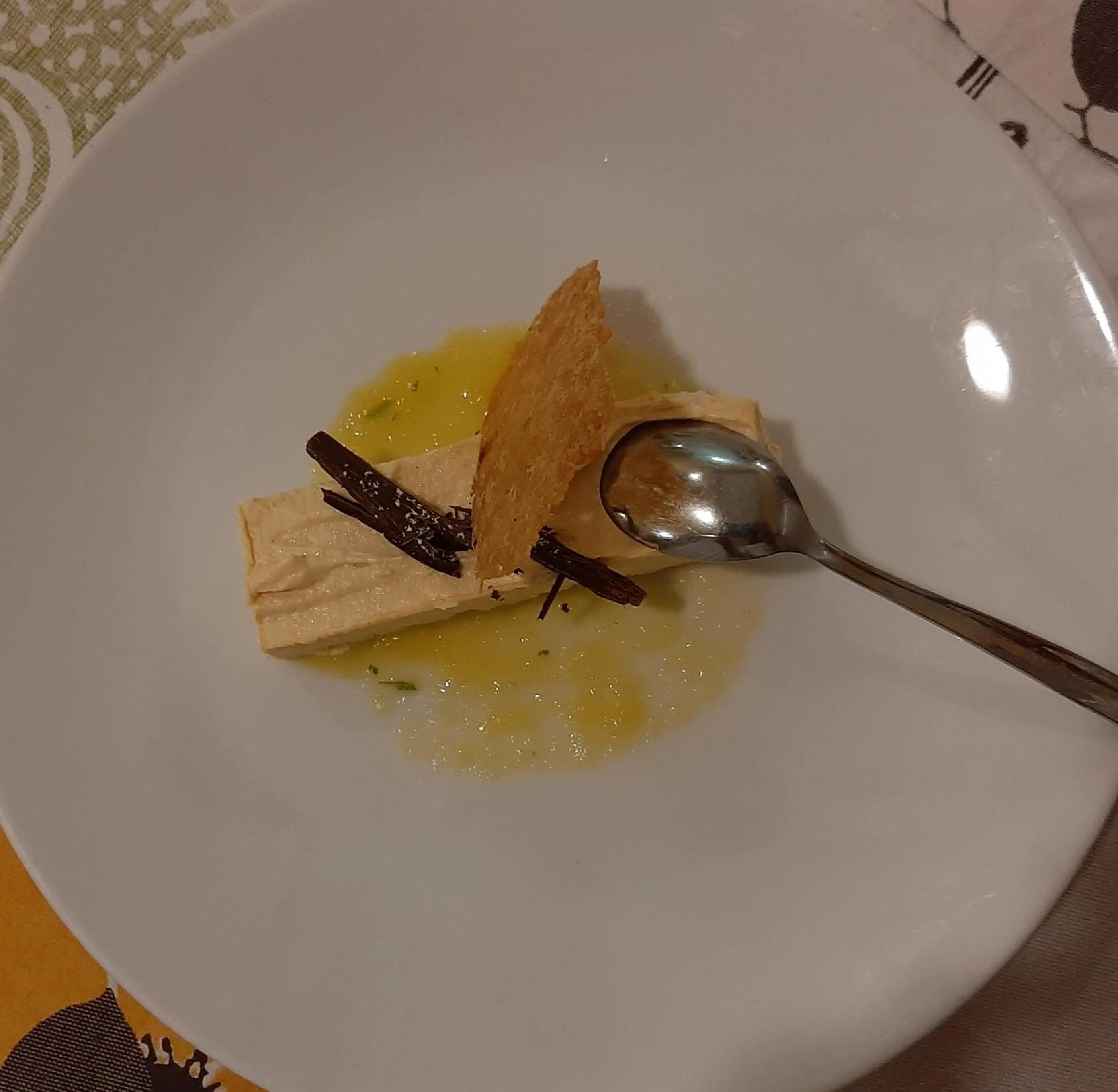 Food close-up in Hotel Desire'