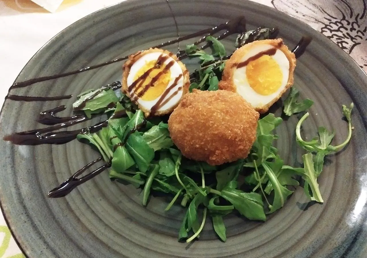 Food close-up in Hotel Desire'