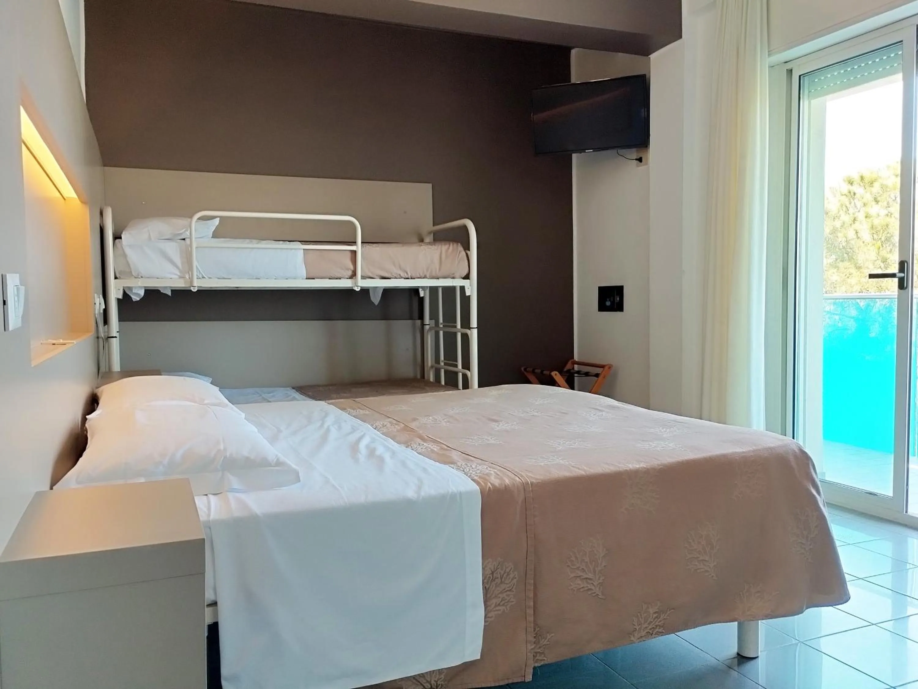 Bed in Hotel Desire'