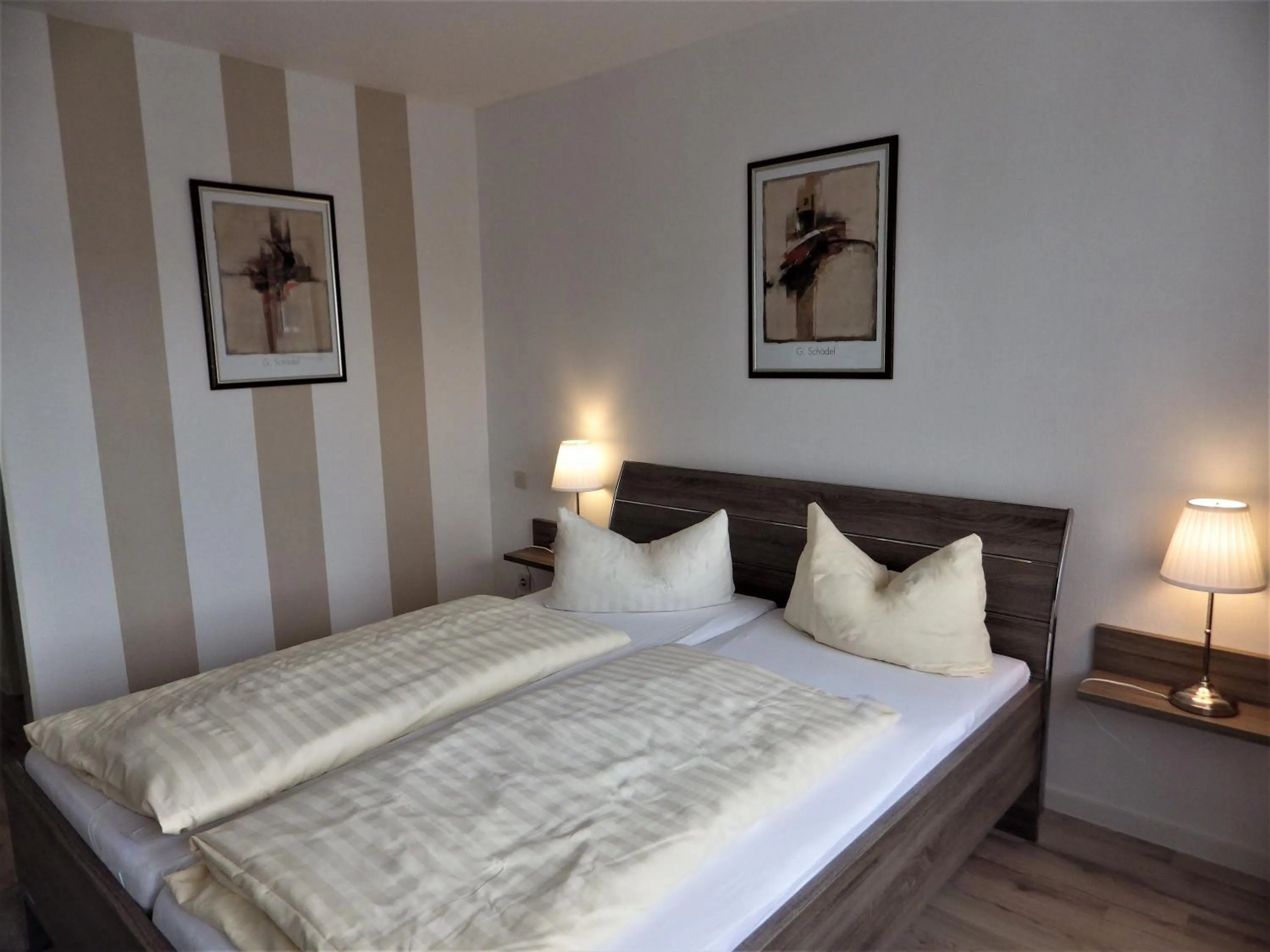 Bed in Pension Haus Heitzig