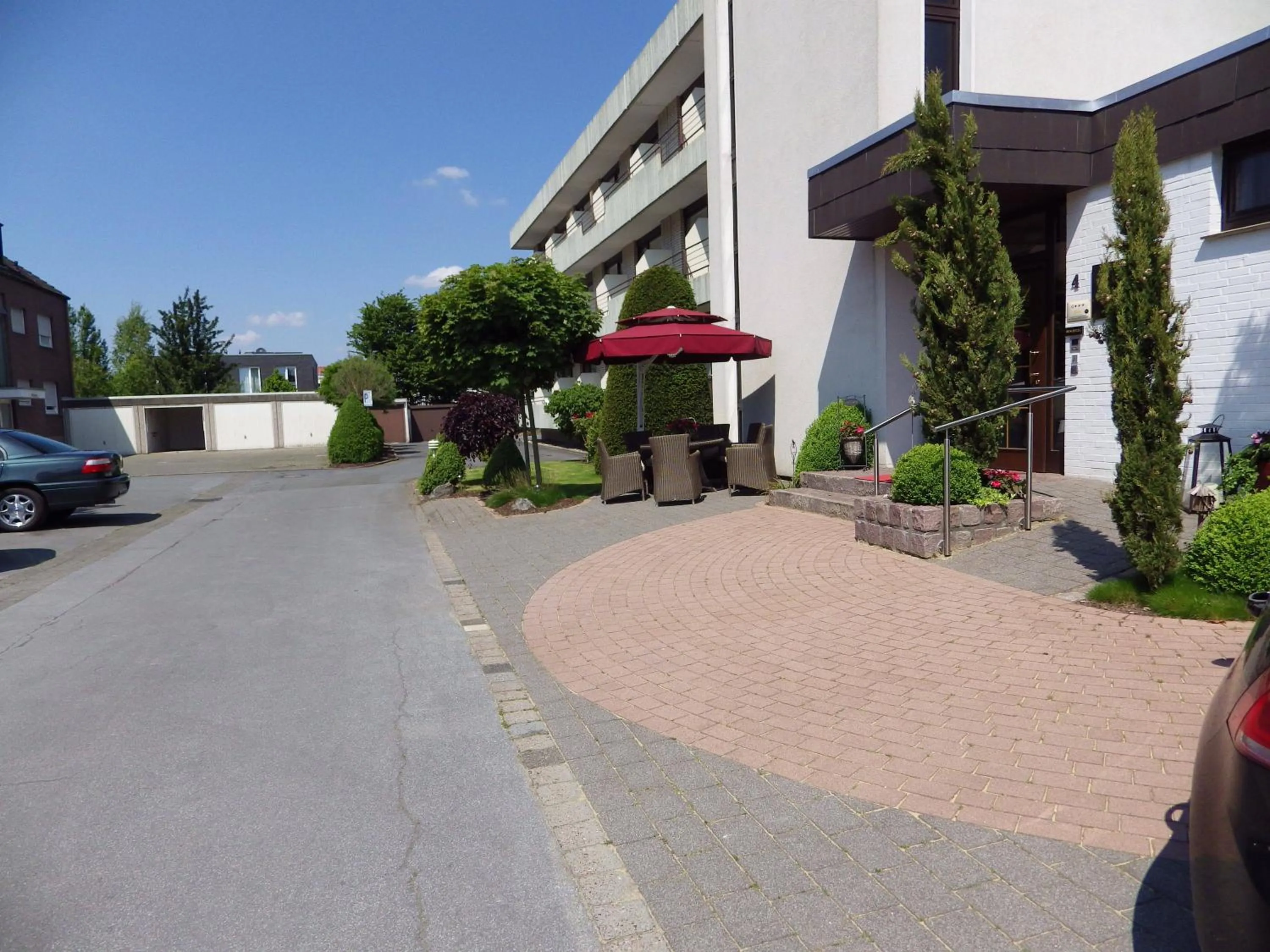 Patio in Pension Haus Heitzig