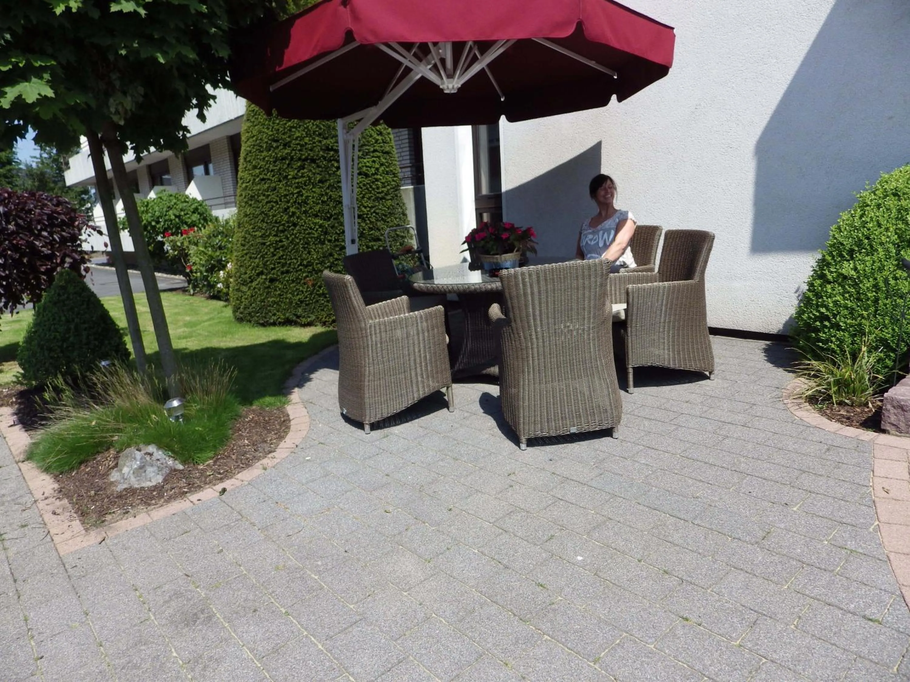 Balcony/Terrace in Pension Haus Heitzig