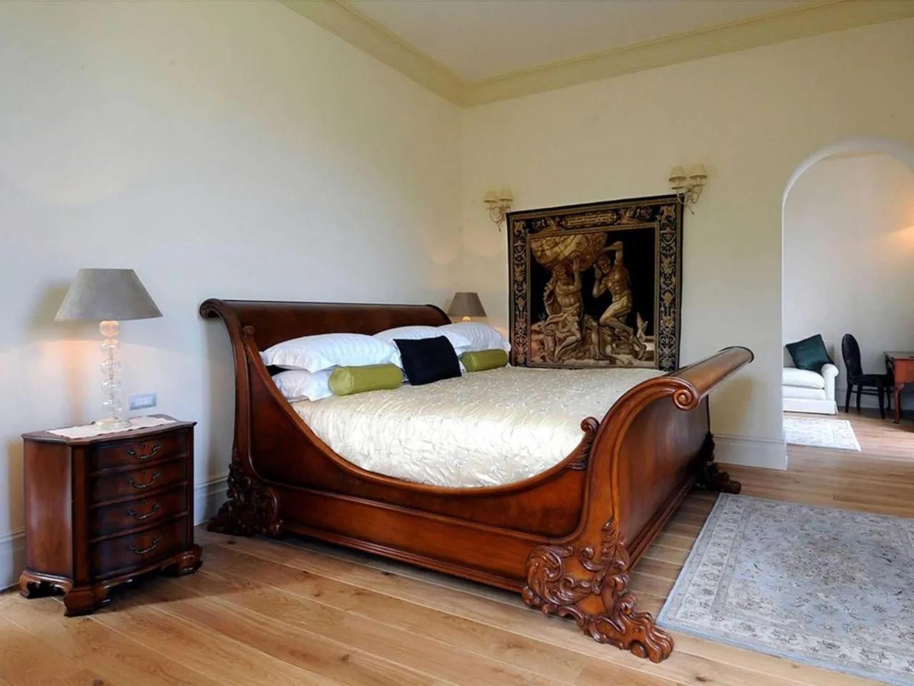 Bed in Hotel Villa Casanova