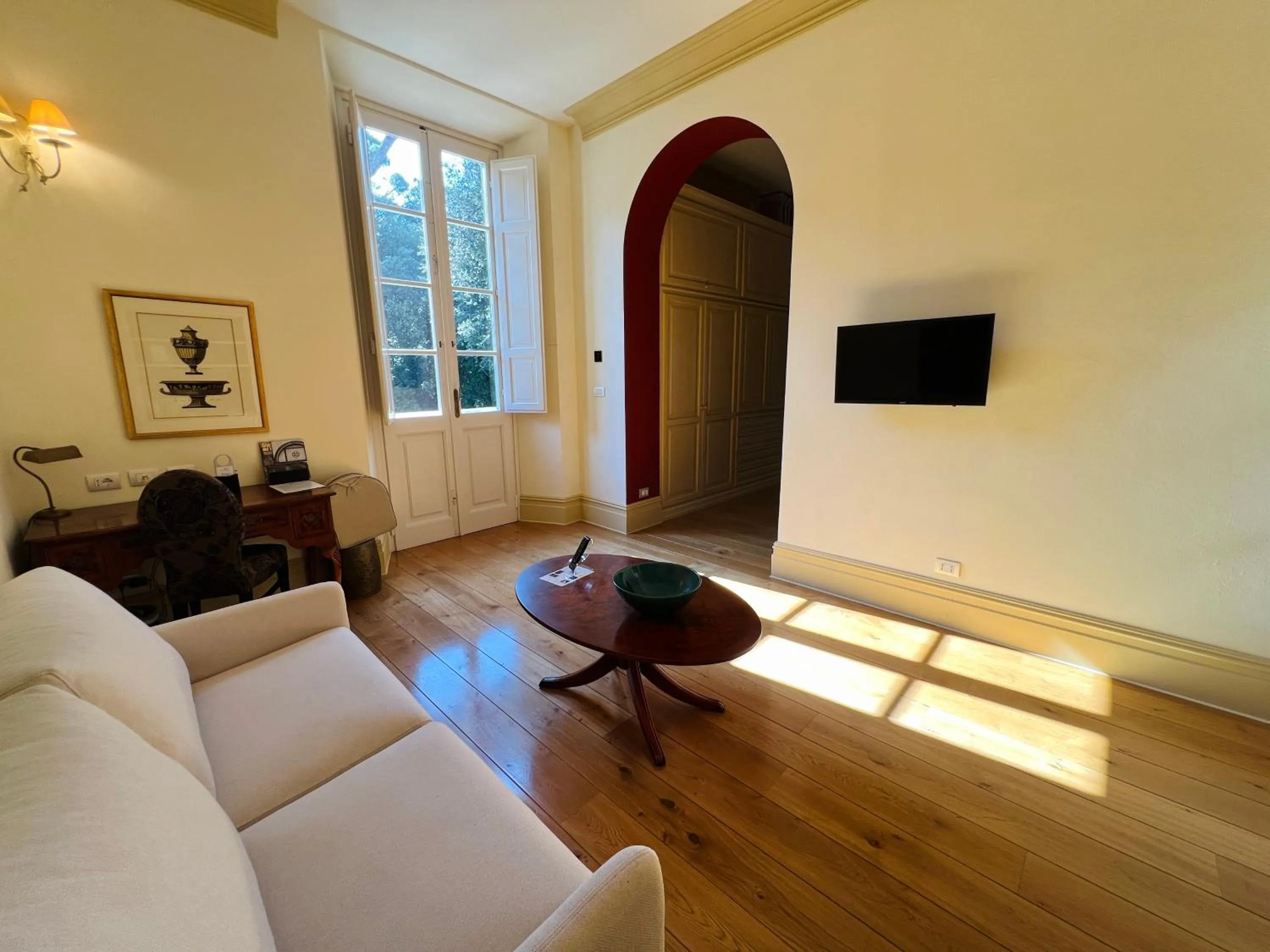 Seating area in Hotel Villa Casanova