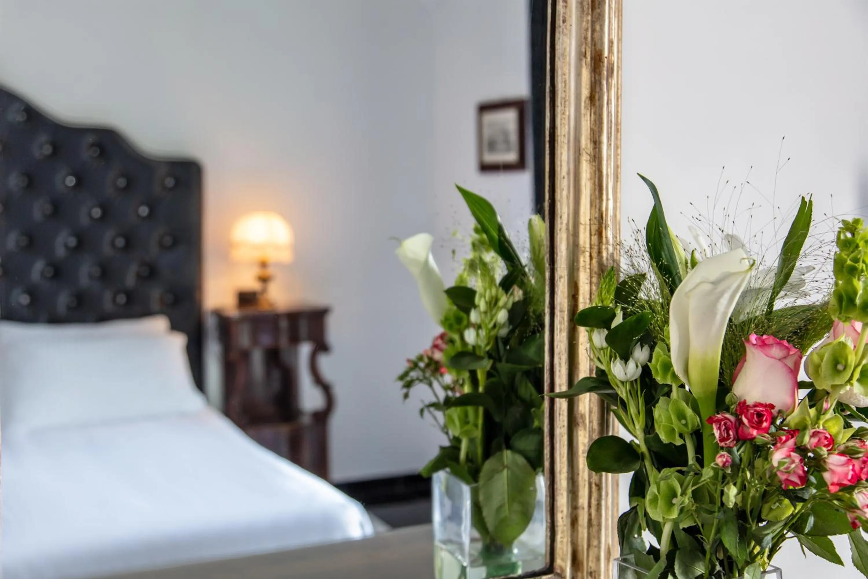 Bed in Hotel Residence