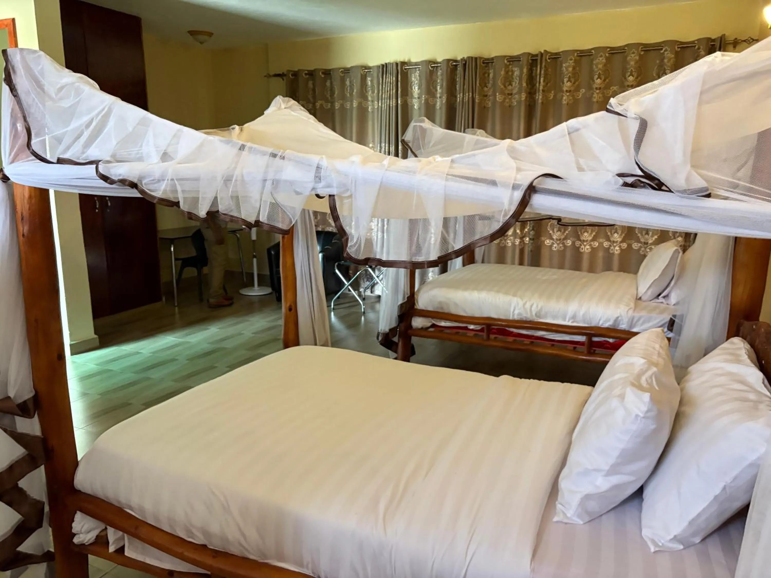 Bedroom, Bed in Ishasha Pride Lodge