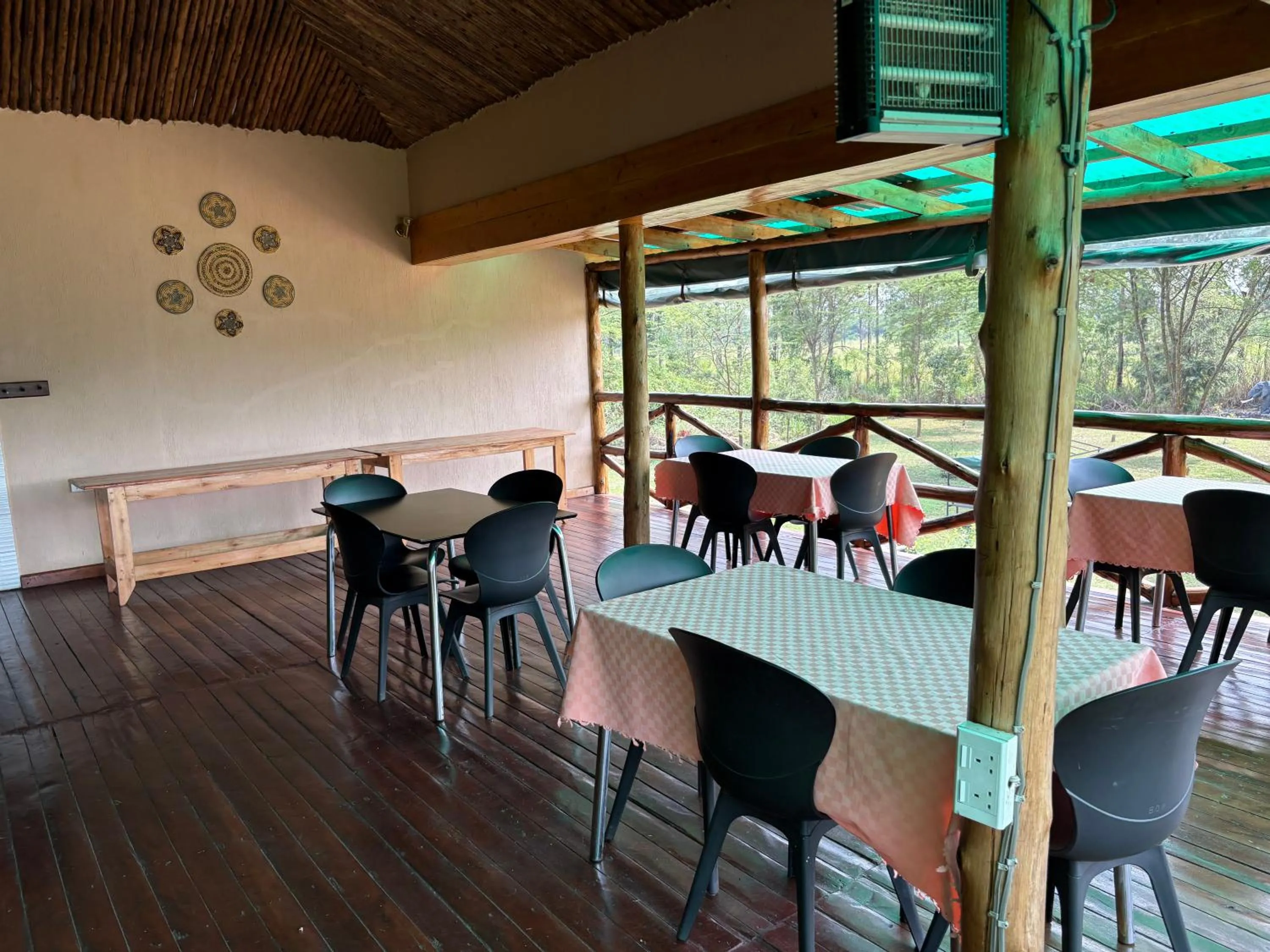 Dining area in Ishasha Pride Lodge