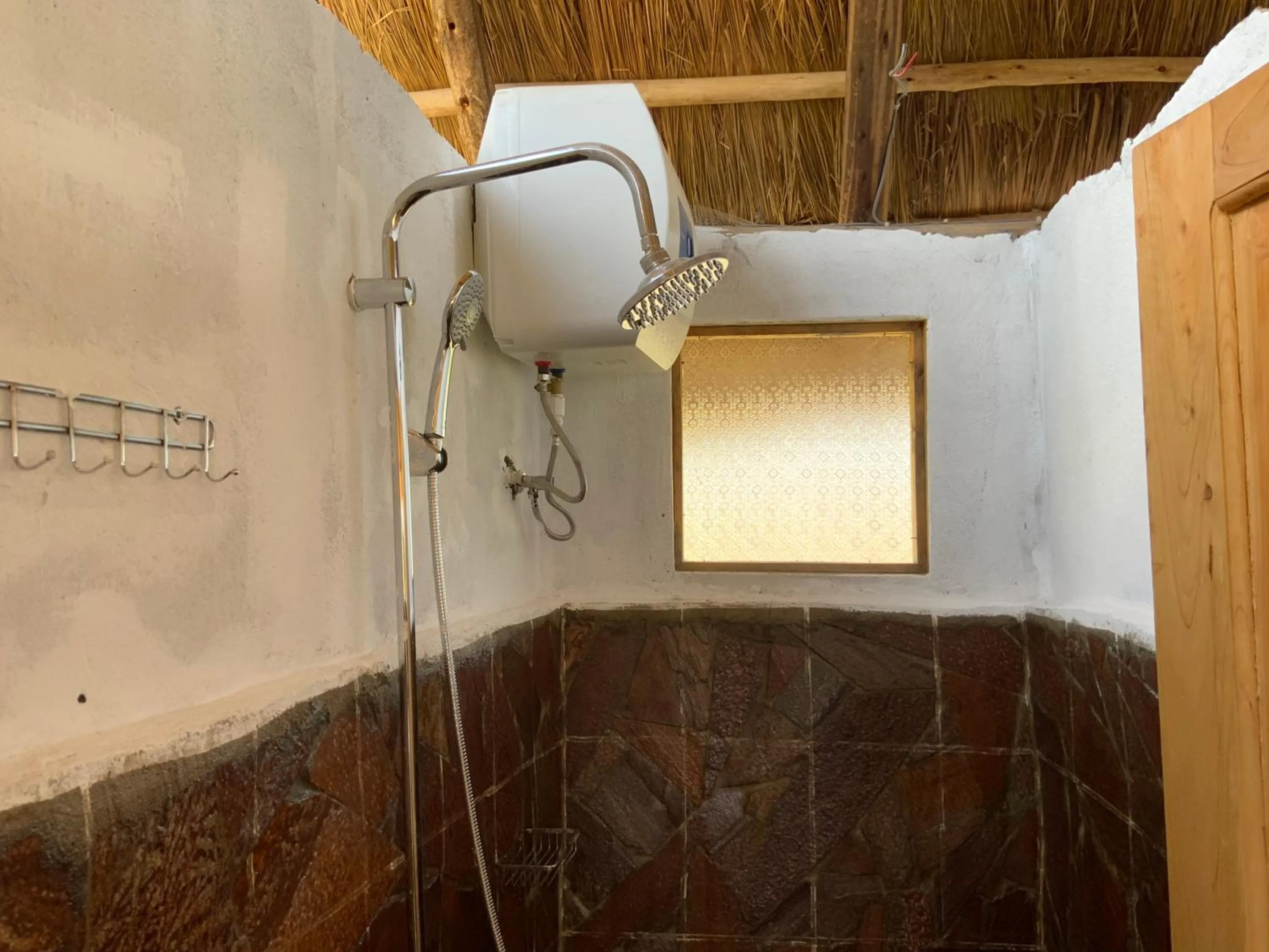 Shower in Ishasha Pride Lodge