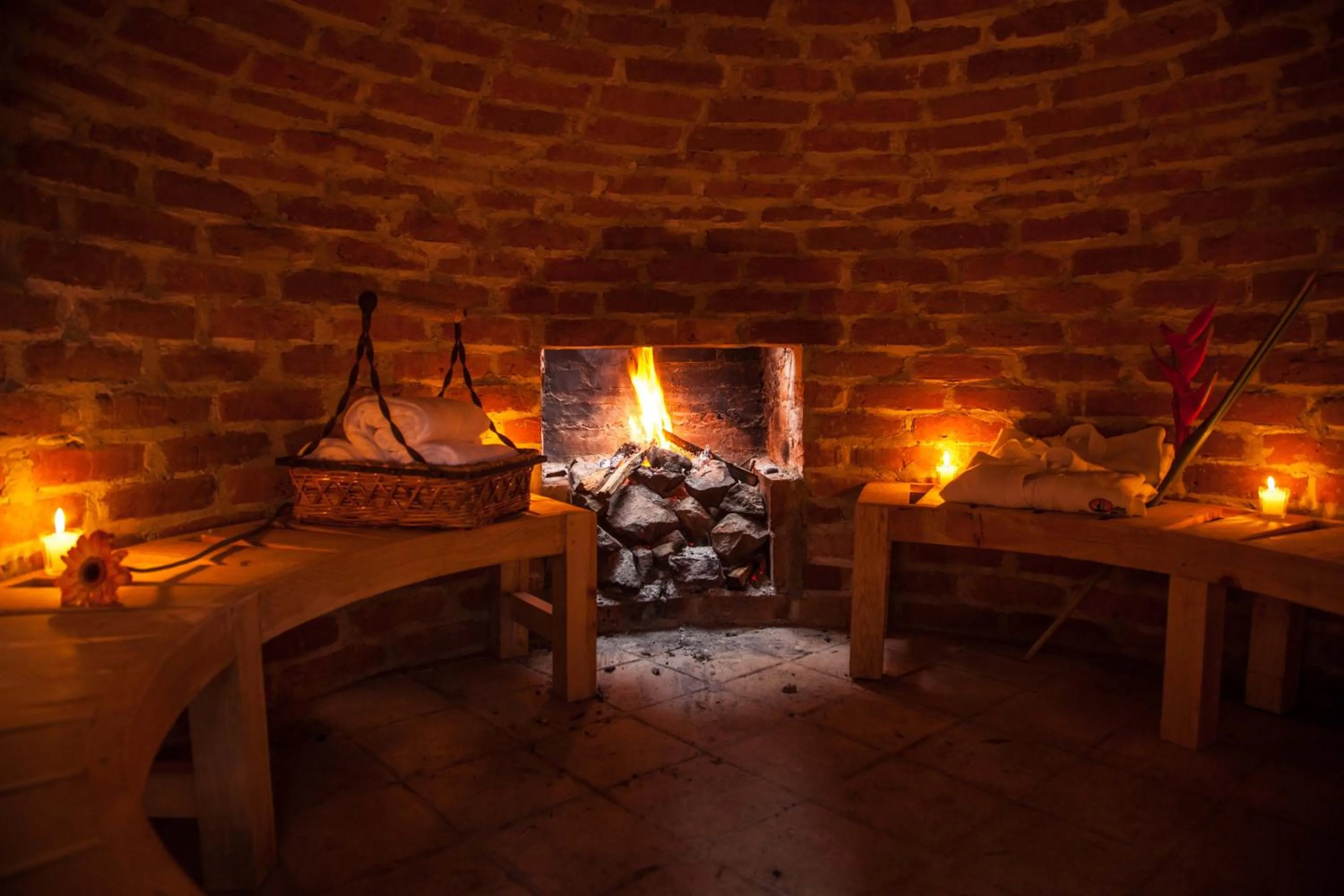 Steam room in Santuario Las Escaleras