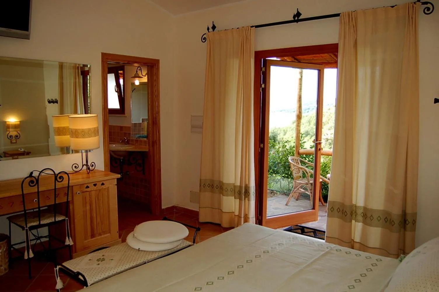 Bed in Hotel Aldiola Country Resort