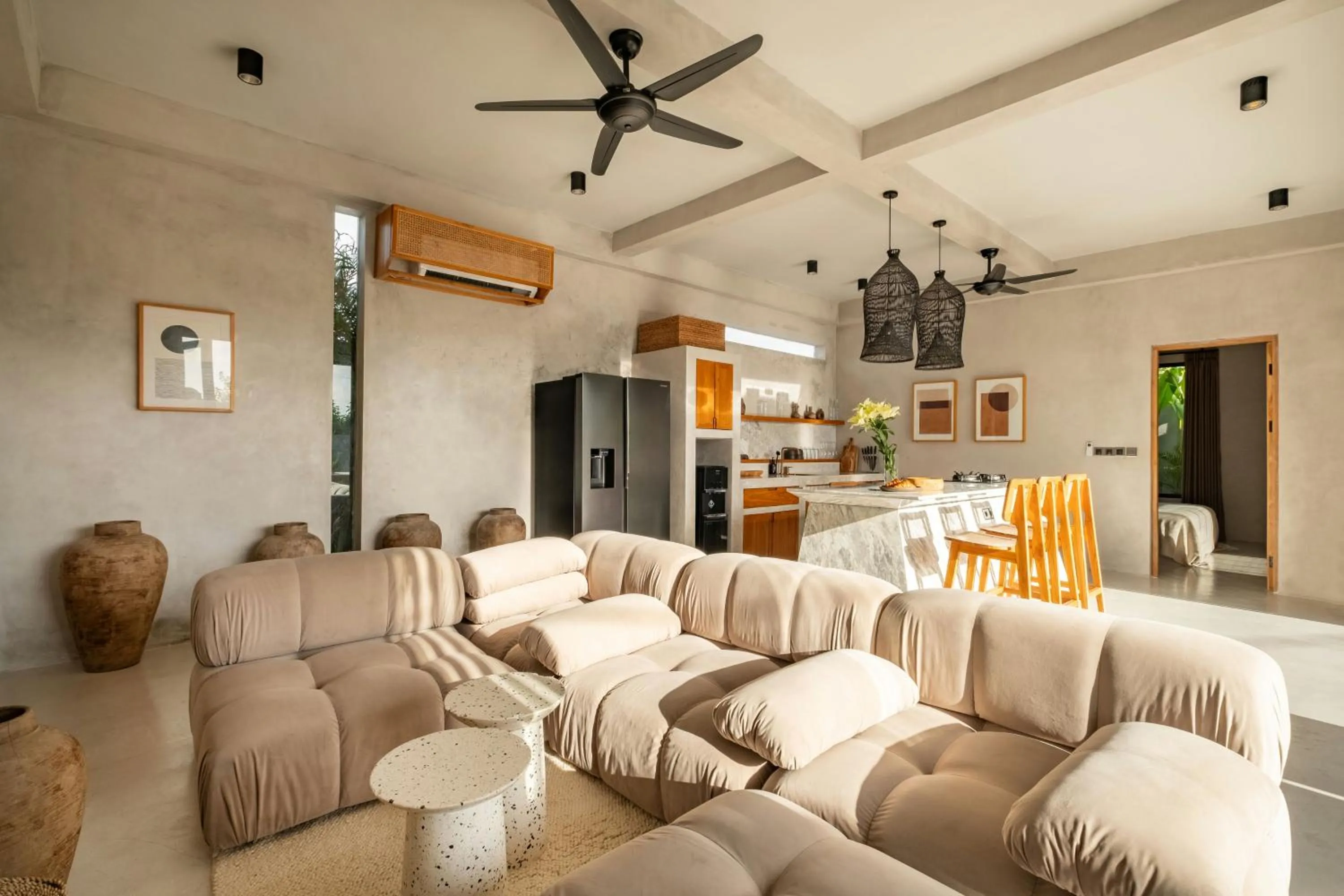 Living room in Concrete Retreat Umalas