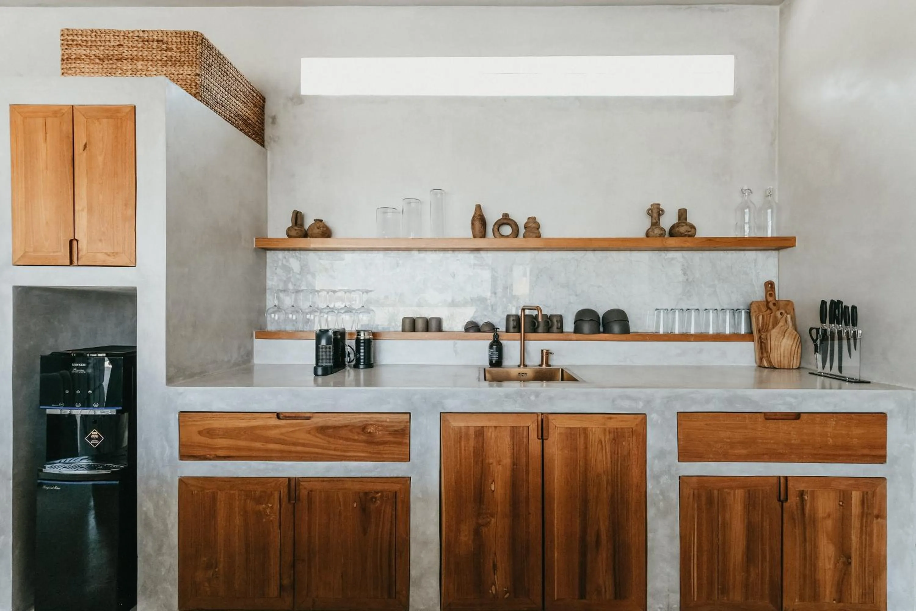 kitchen in Concrete Retreat Umalas