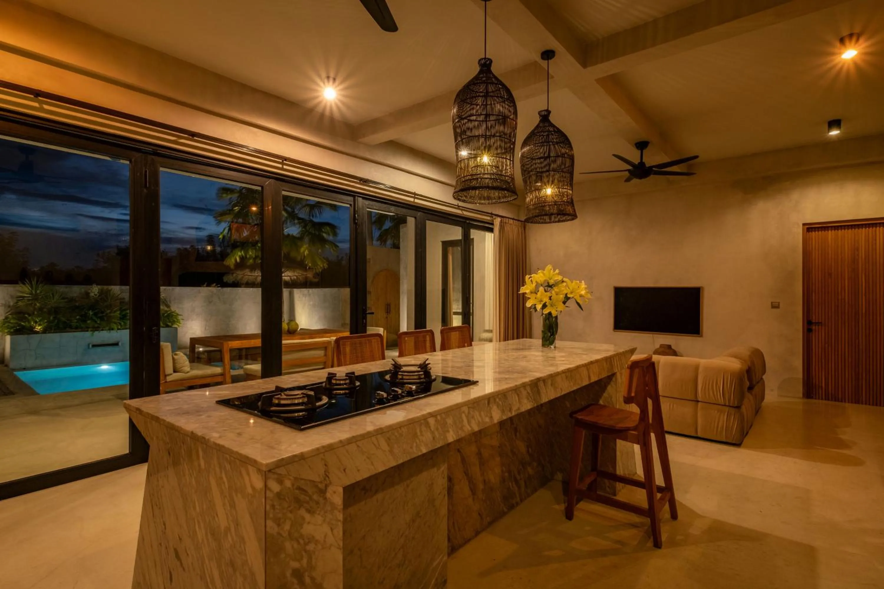 Kitchen or kitchenette in Concrete Retreat Umalas